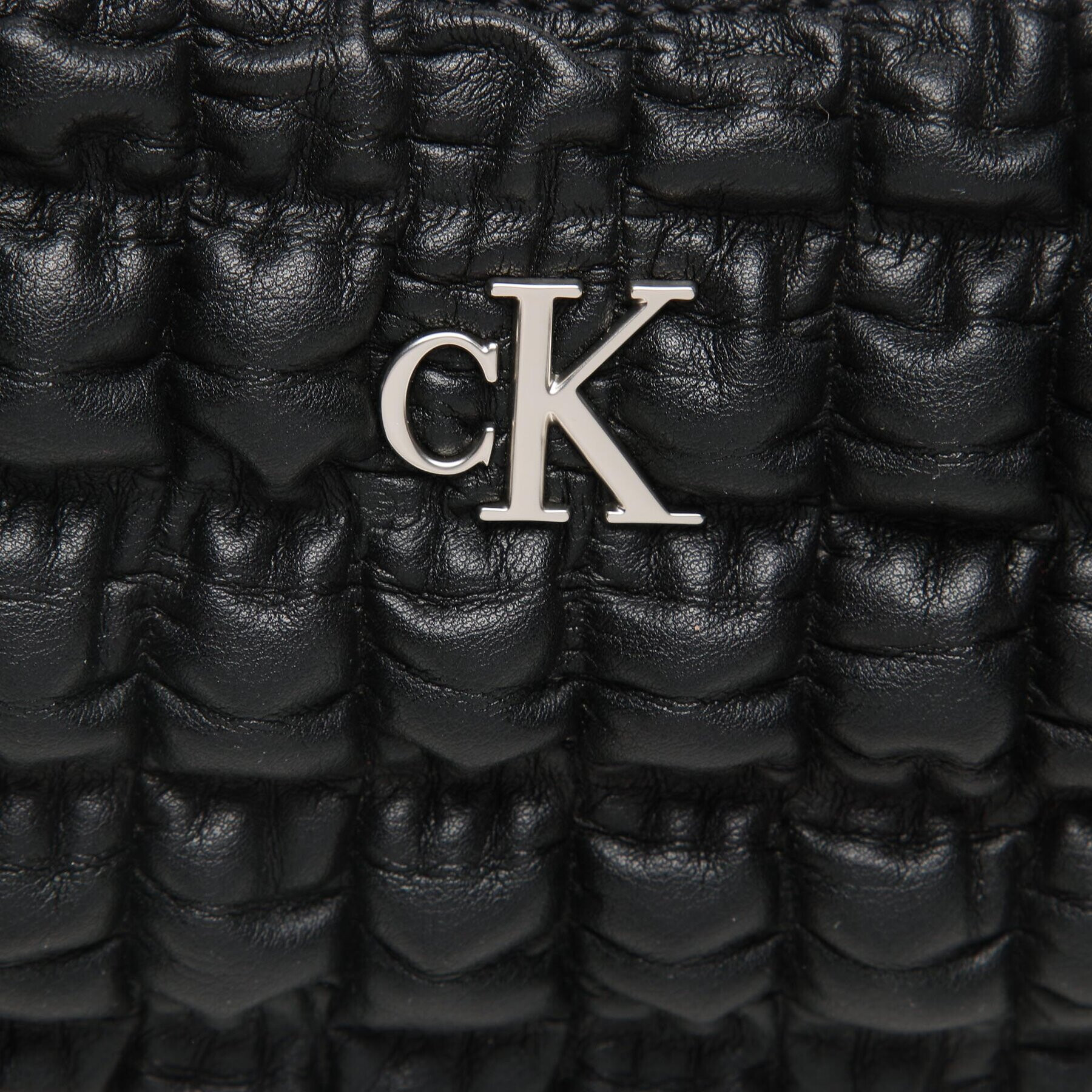 Calvin Klein Jeans Дамска чанта Crescent Buckle Sholuder Bag K60K611037 Черен - Pepit.bg