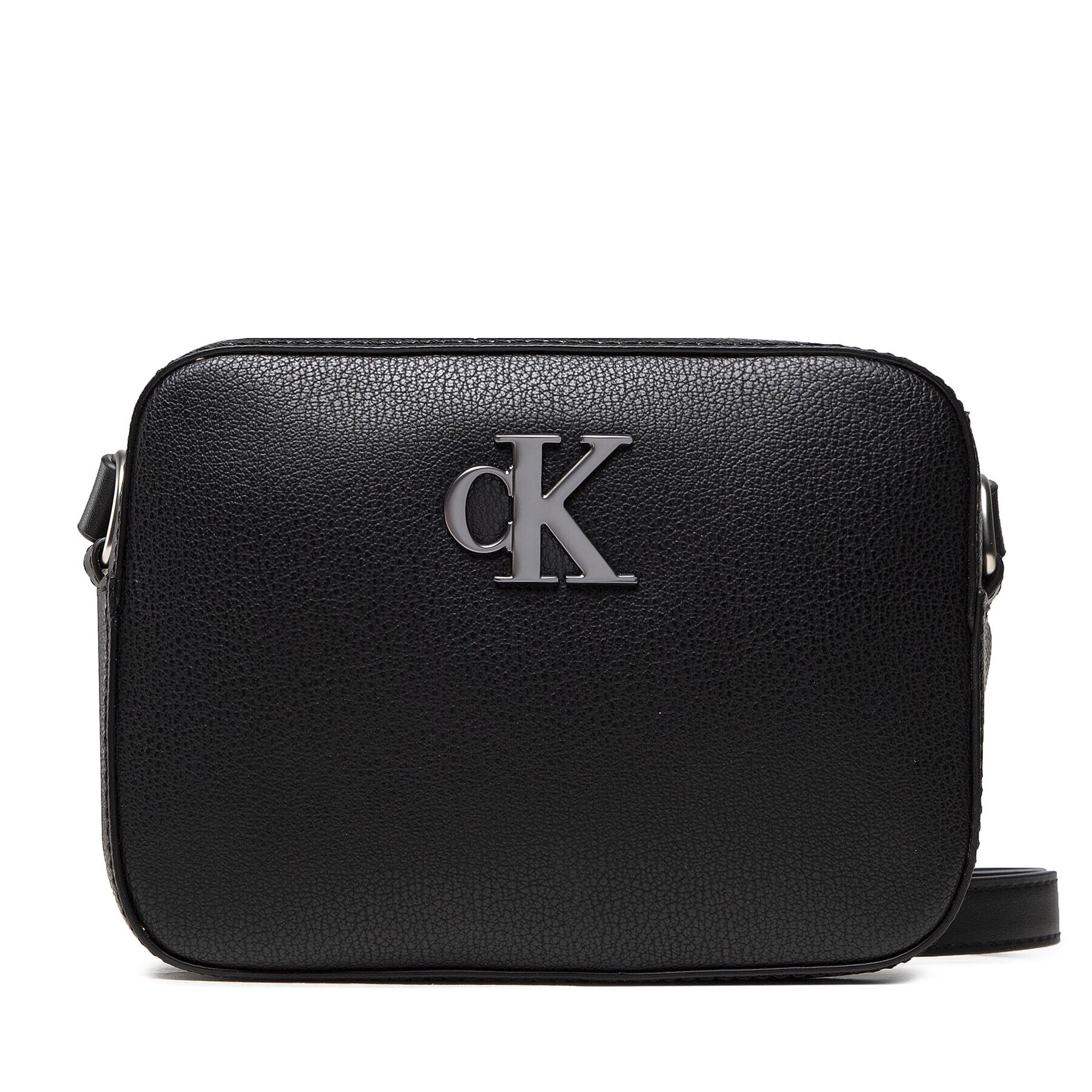 Calvin Klein Jeans Дамска чанта Minimal Monogram Camera Bag K60K608699 Черен - Pepit.bg