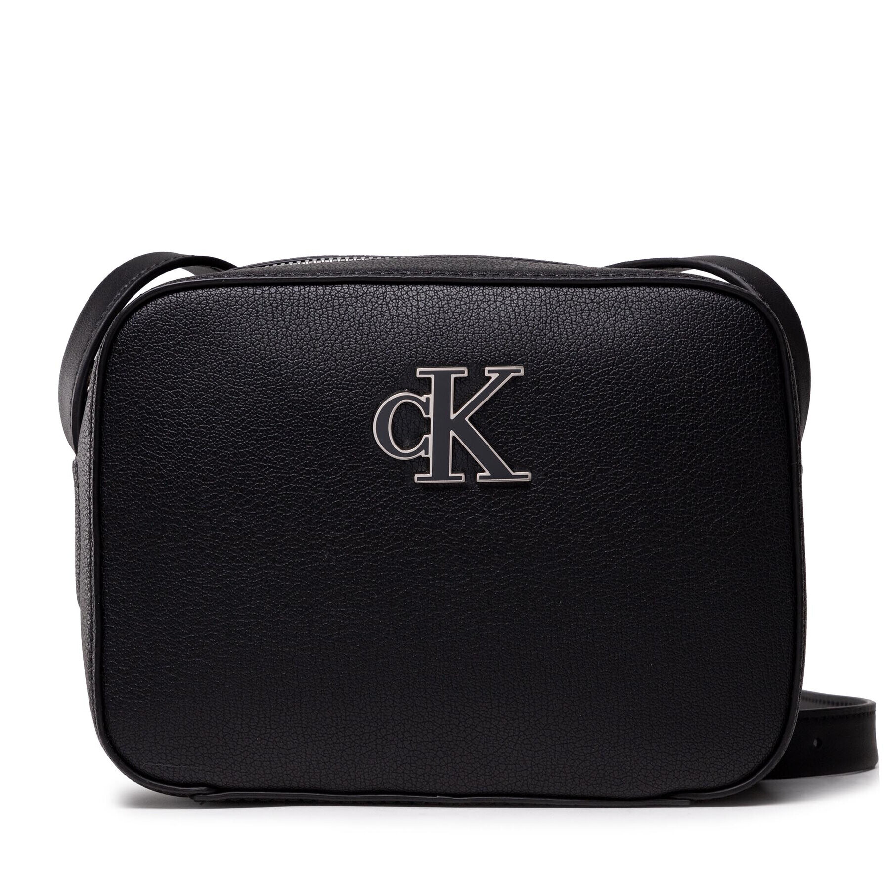 Calvin Klein Jeans Дамска чанта Minimal Monogram Camera K60K608950 Черен - Pepit.bg