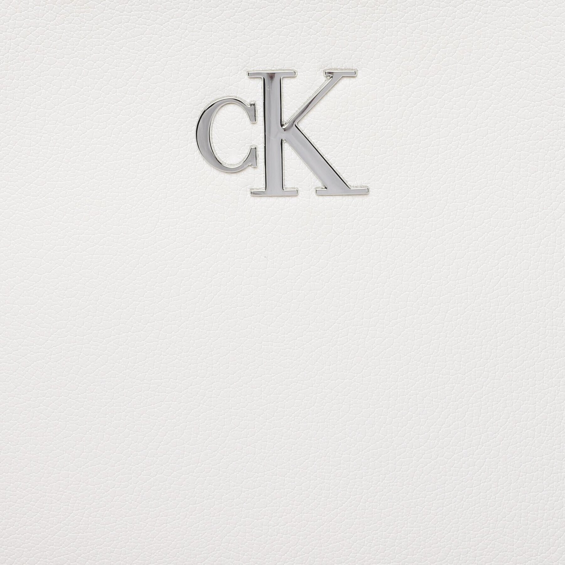 Calvin Klein Jeans Дамска чанта Minimal Monogram Shopper28 K60K610687 Бял - Pepit.bg