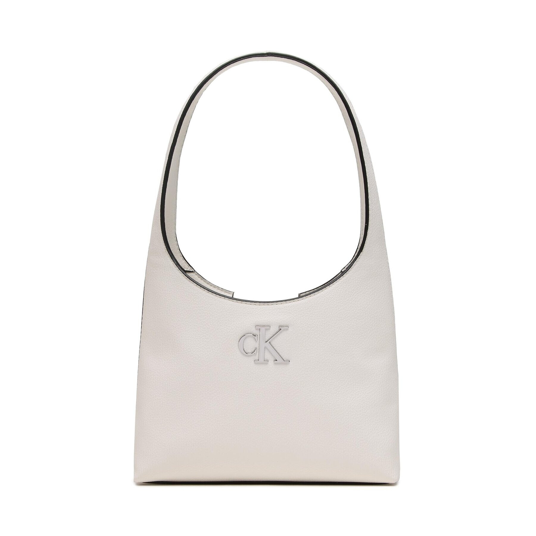 Calvin Klein Jeans Дамска чанта Minimal Monogram Shoulder Bag K60K610843 Бял - Pepit.bg