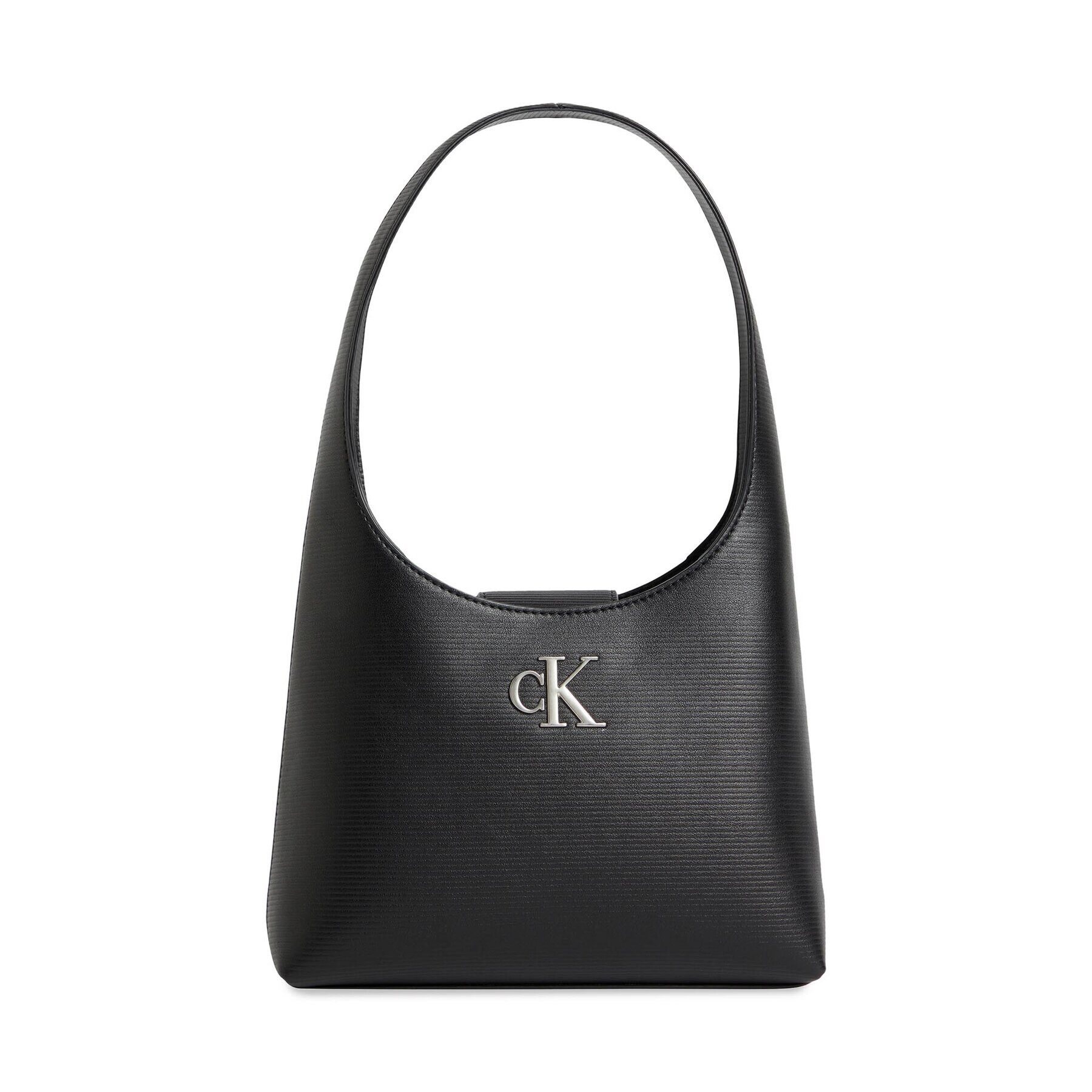 Calvin Klein Jeans Дамска чанта Minimal Monogram Shoulder Bag T K60K611212 Черен - Pepit.bg