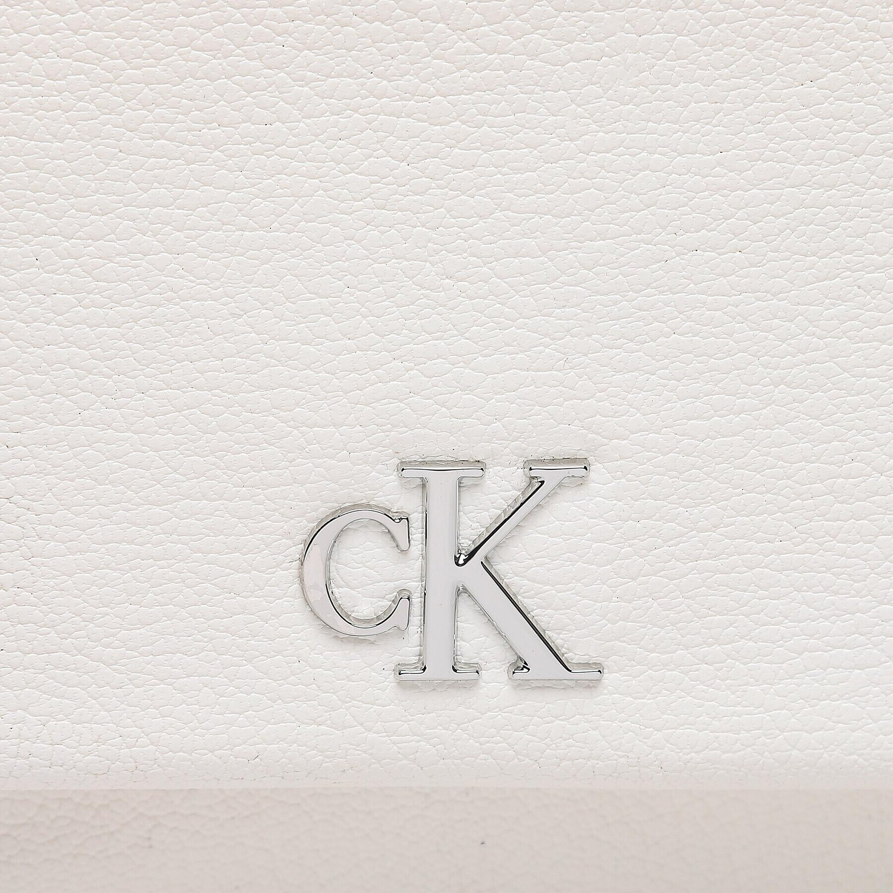 Calvin Klein Jeans Дамска чанта Minimal Monogram Wallet W/Strap K60K610704 Екрю - Pepit.bg