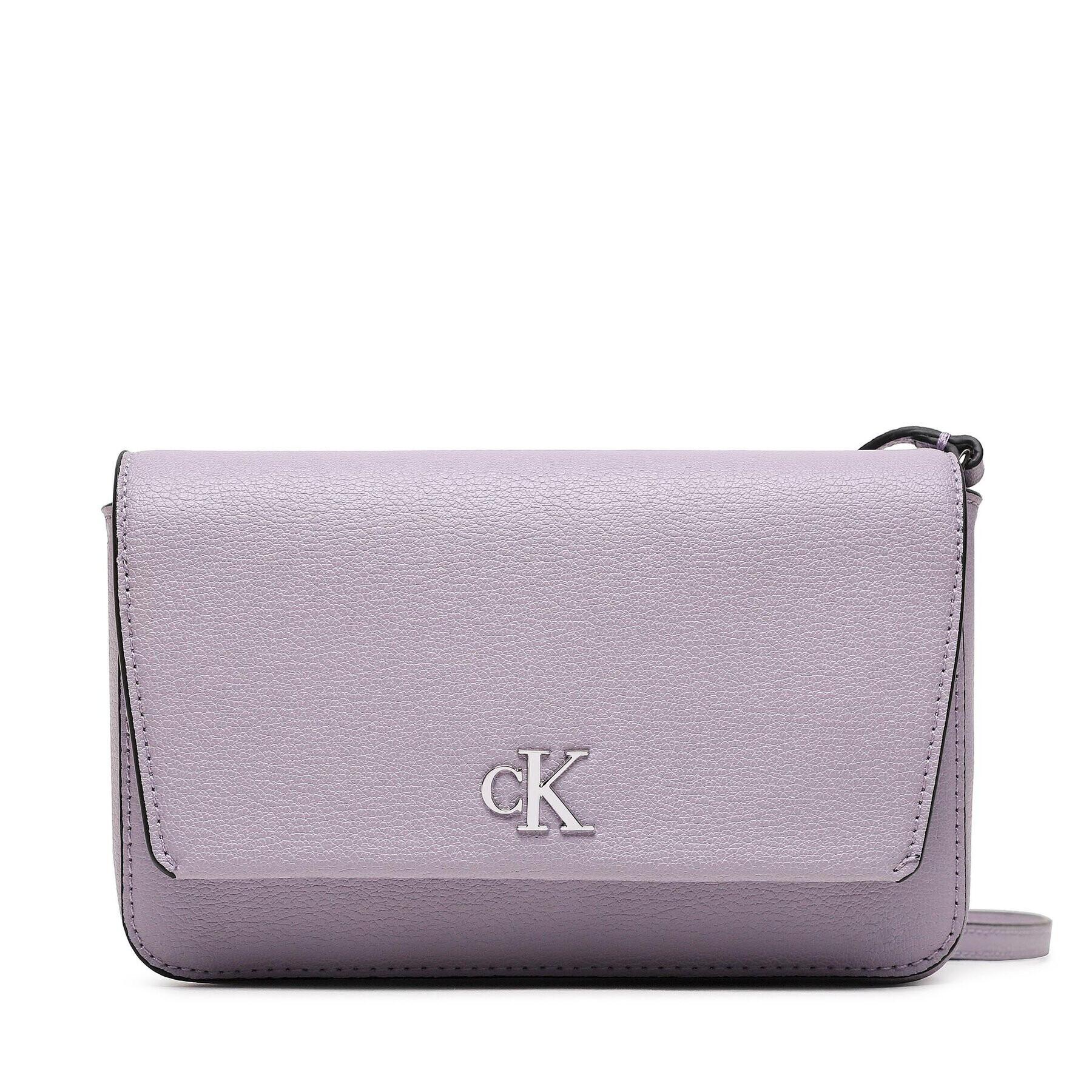 Calvin Klein Jeans Дамска чанта Minimal Monogram Wallet W/Strap K60K610704 Виолетов - Pepit.bg