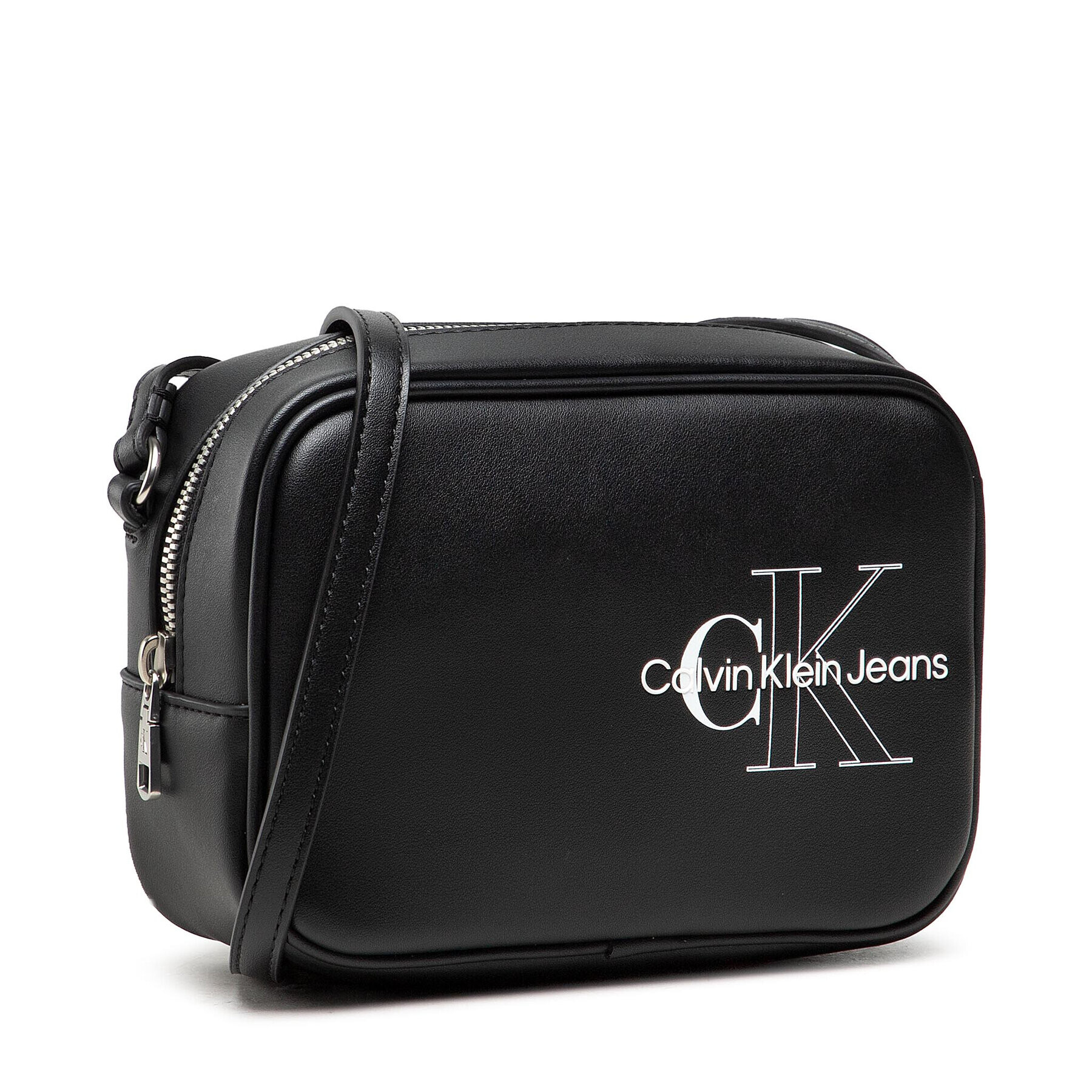 Calvin Klein Jeans Дамска чанта Sculpted Camera Bag Two Tone K60K609312 Черен - Pepit.bg