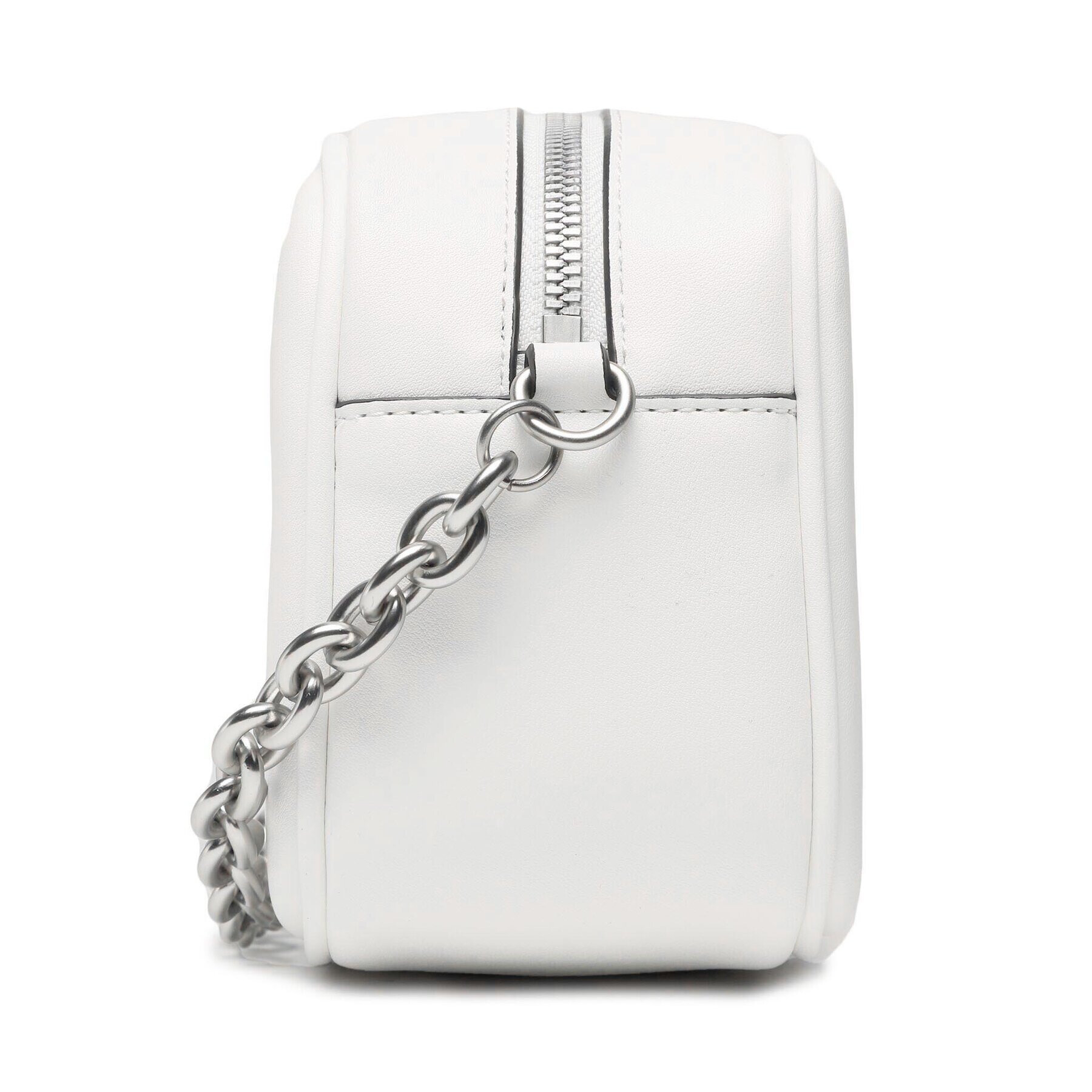 Calvin Klein Jeans Дамска чанта Sculpted Camera Bag18 Chain K60K610564 Бял - Pepit.bg