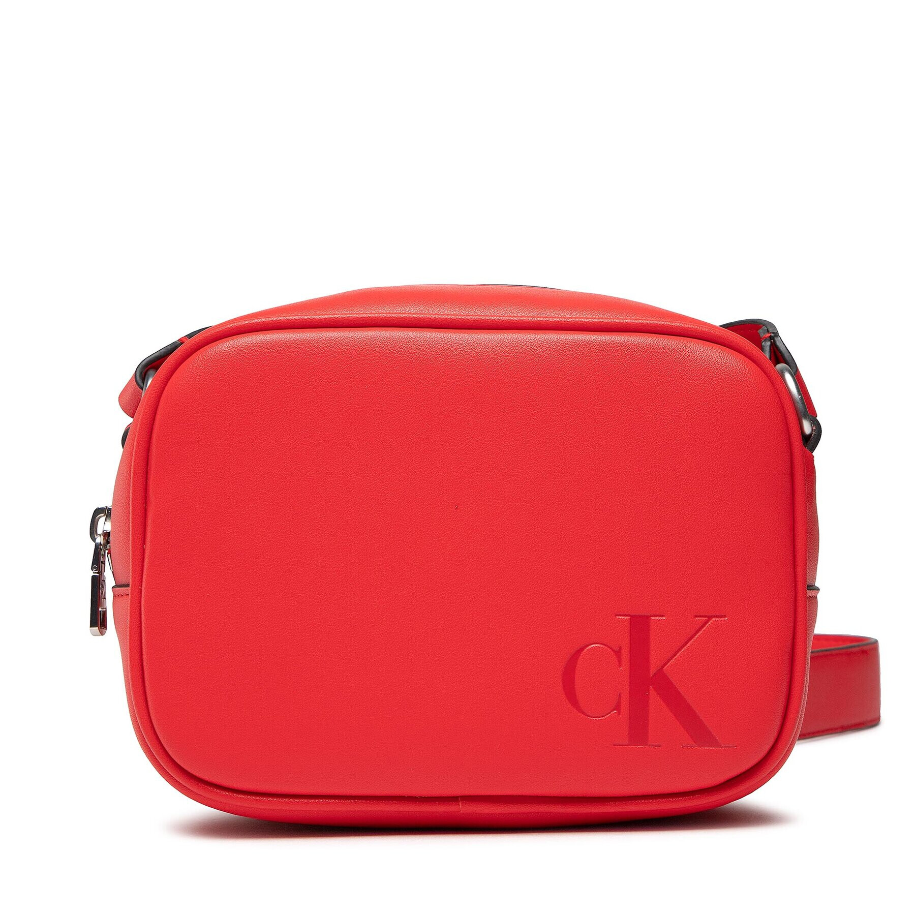 Calvin Klein Jeans Дамска чанта Sculpted Camera Bag18 Mono K60K610065 Червен - Pepit.bg