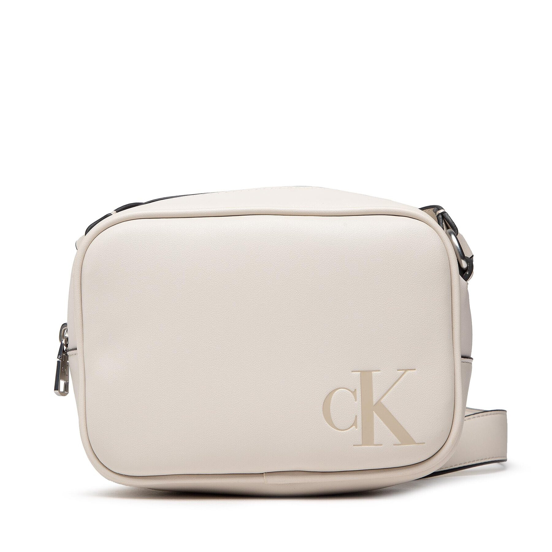 Calvin Klein Jeans Дамска чанта Sculpted Camera Bagi8 Mono K60K610065 Бежов - Pepit.bg