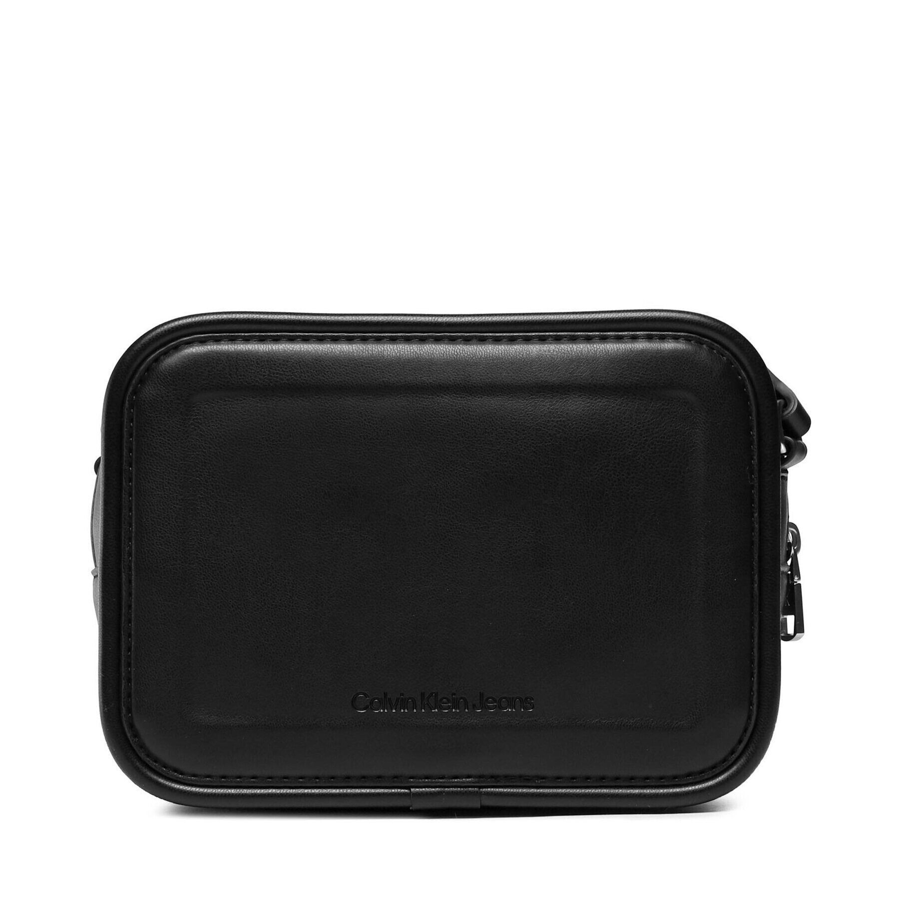 Calvin Klein Jeans Дамска чанта Sculpted Camera Bagi8 Pipping K60K610309 Черен - Pepit.bg