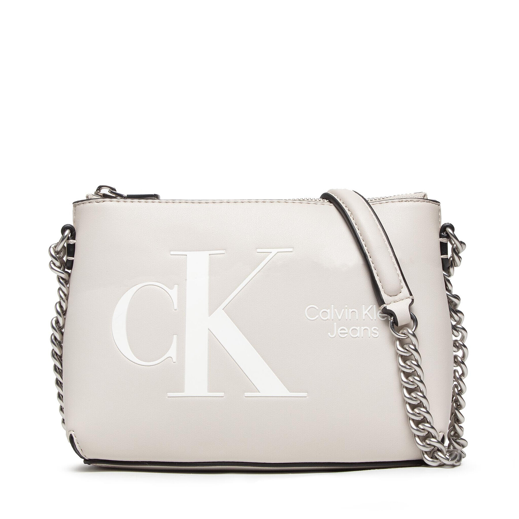 Calvin Klein Jeans Дамска чанта Sculpted Camera Pouch Dyn K60K609313 Сив - Pepit.bg