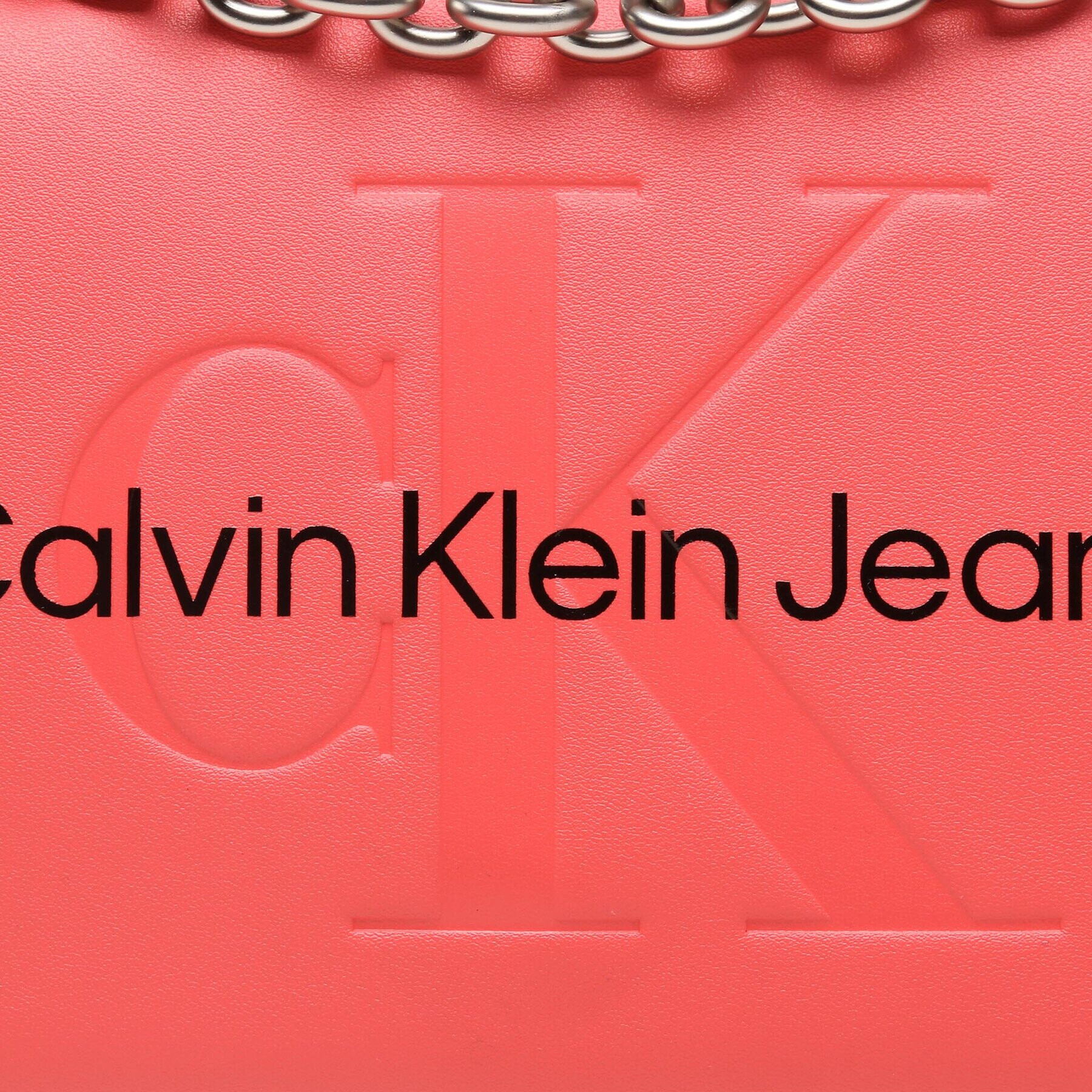 Calvin Klein Jeans Дамска чанта Sculpted Ew Flap Conv25 Mono K60K607198 Коралов - Pepit.bg