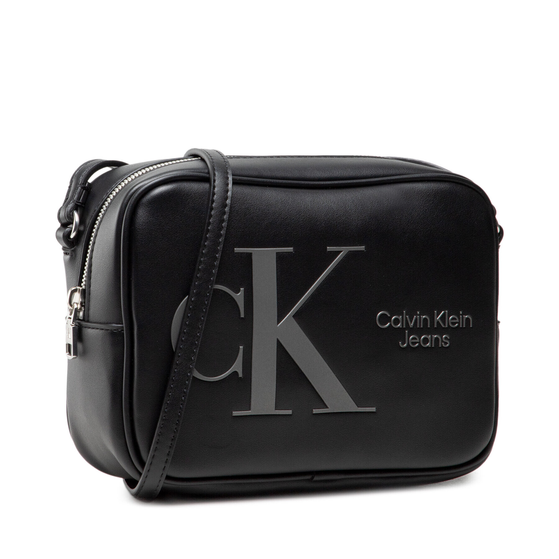 Calvin Klein Jeans Дамска чанта Sculpted Large Camera Bag Dyn K60K609309 Черен - Pepit.bg