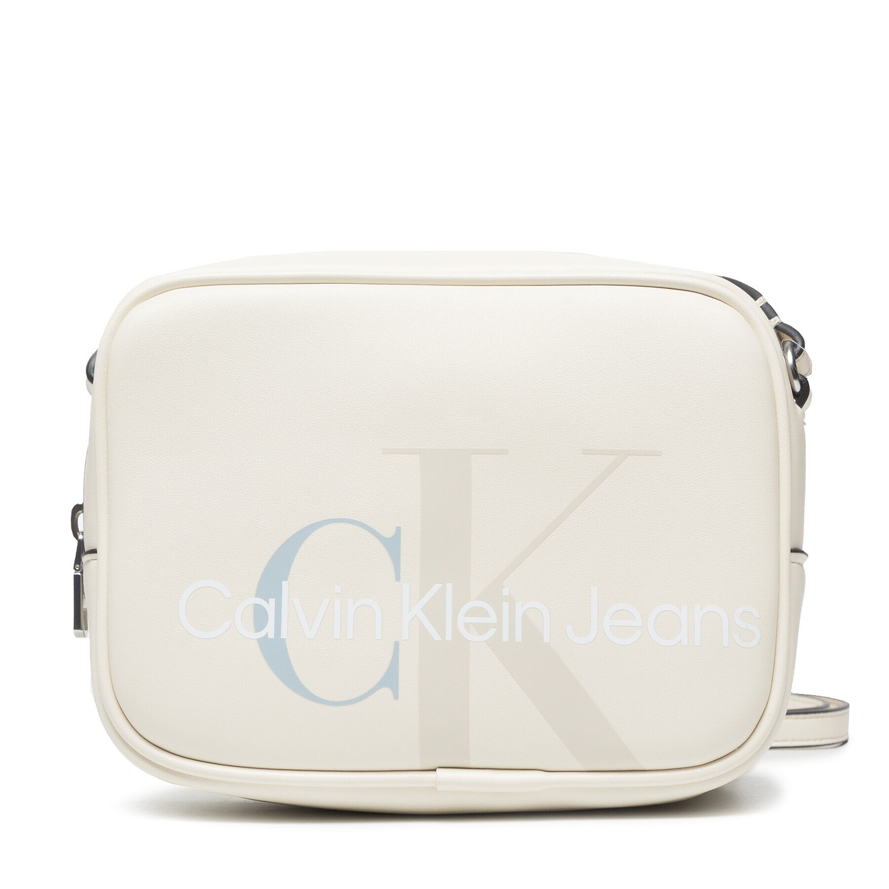 Calvin Klein Jeans Дамска чанта Sculpted Mono Camera Bag K60K608932 Бежов - Pepit.bg