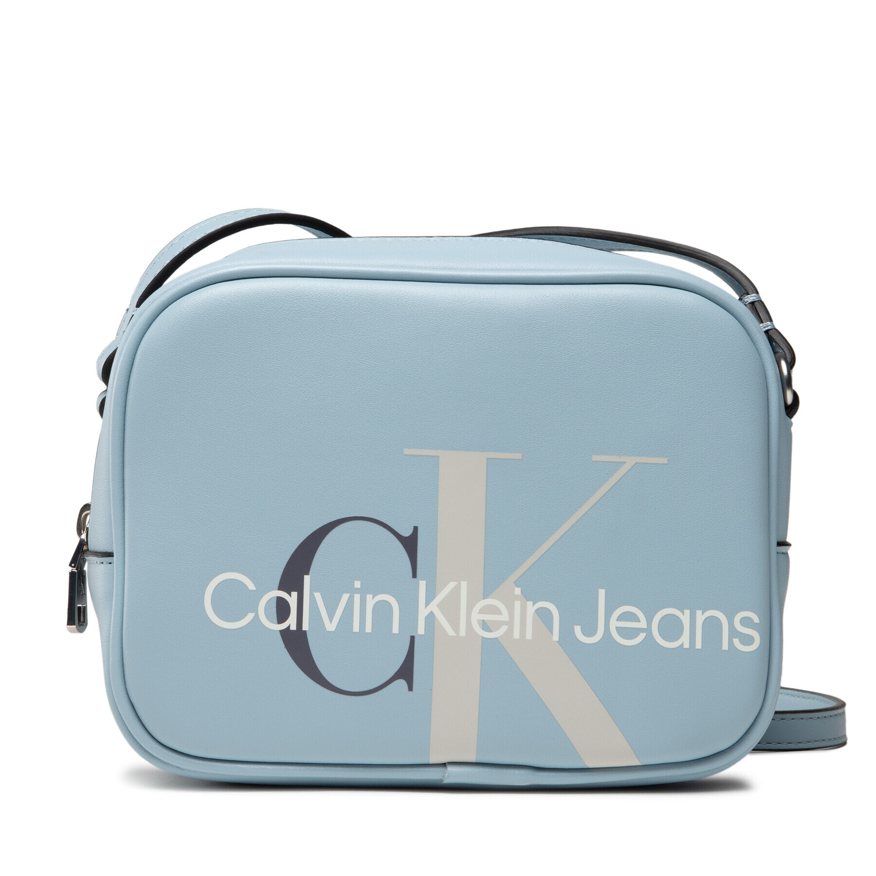 Calvin Klein Jeans Дамска чанта Sculpted Mono Camera Bag K60K608932 Син - Pepit.bg