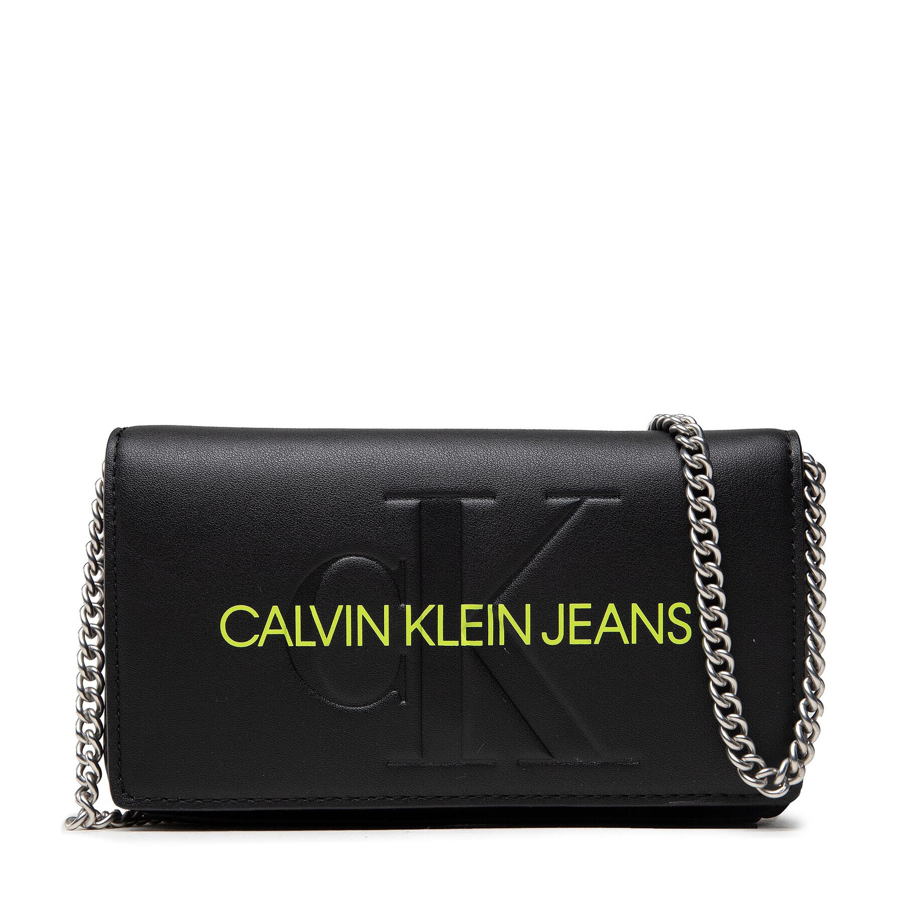 Calvin Klein Jeans Дамска чанта Sculpted Mono Phone Xbody K60K608398 Черен - Pepit.bg