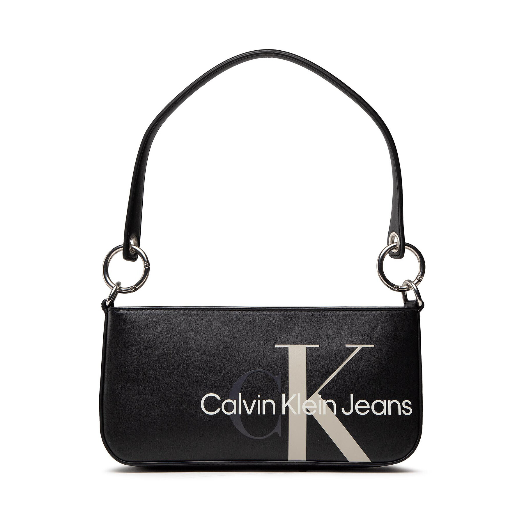 Calvin Klein Jeans Дамска чанта Sculpted Mono Shoulder Pouch K60K608930 Черен - Pepit.bg