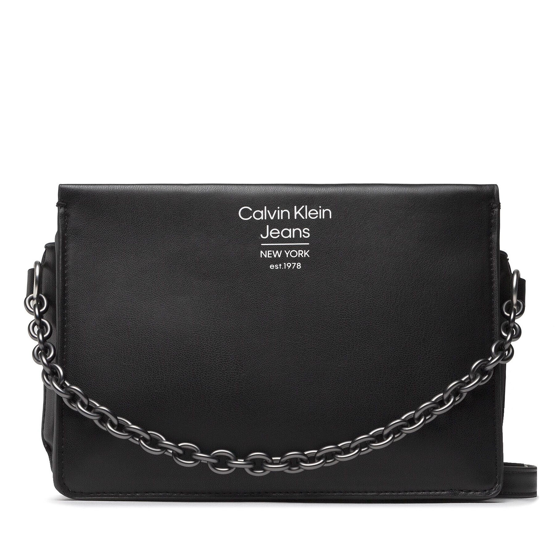 Calvin Klein Jeans Дамска чанта Sculpted Pouch W/Strap23 Spec K60K610076 Черен - Pepit.bg