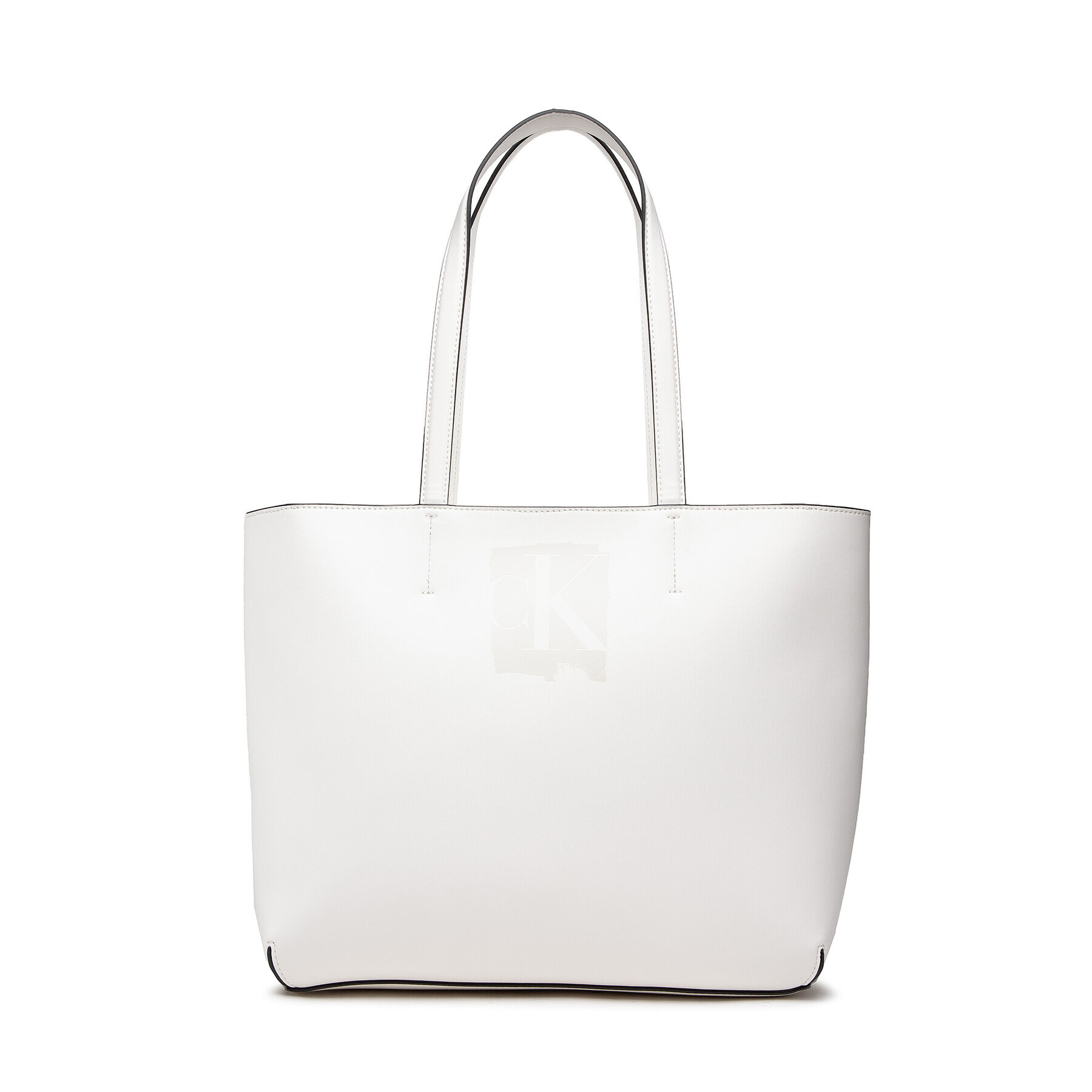 Calvin Klein Jeans Дамска чанта Sculpted Shopper 29 Ck Box K60K610070 Бял - Pepit.bg