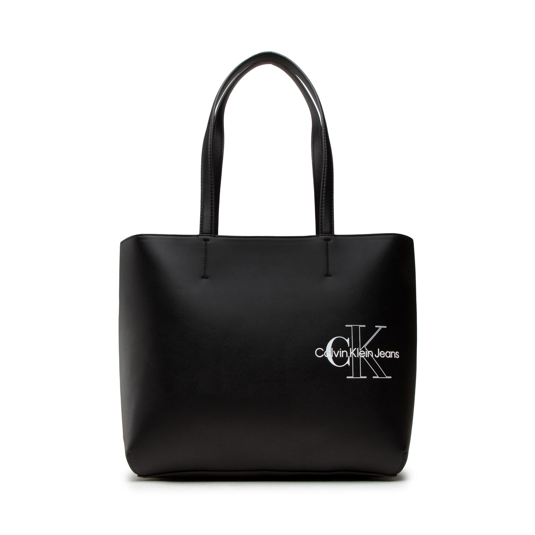 Calvin Klein Jeans Дамска чанта Sculpted Shopper 29 Two Tone K60K609305 Черен - Pepit.bg