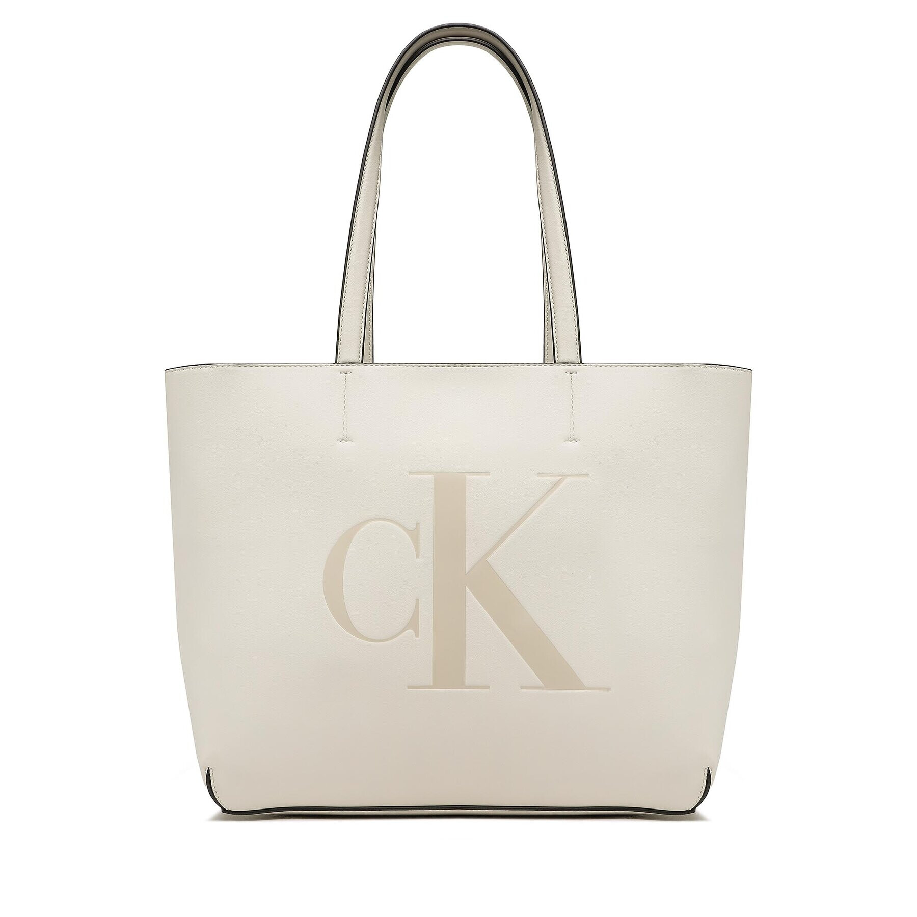 Calvin Klein Jeans Дамска чанта Sculpted Shopper29 Mon K60K610071 Бежов - Pepit.bg