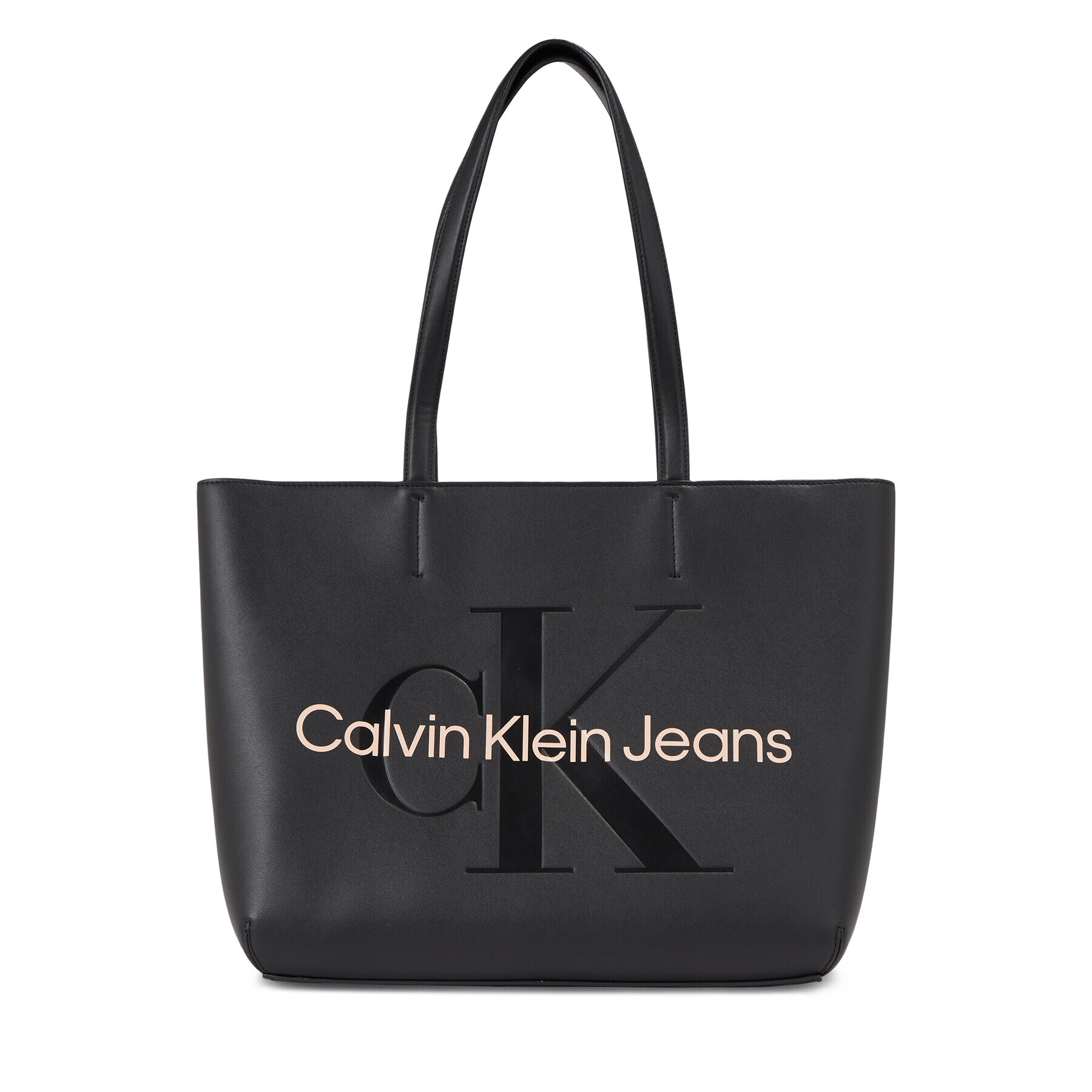 Calvin Klein Jeans Дамска чанта Sculpted Shopper29 Mono K60K610276 Черен - Pepit.bg