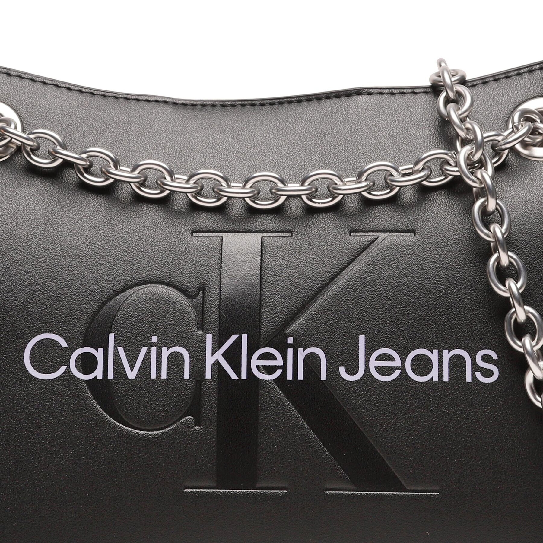 Calvin Klein Jeans Дамска чанта Sculpted Shoulder Bag 24 Mono K60K607831 Черен - Pepit.bg