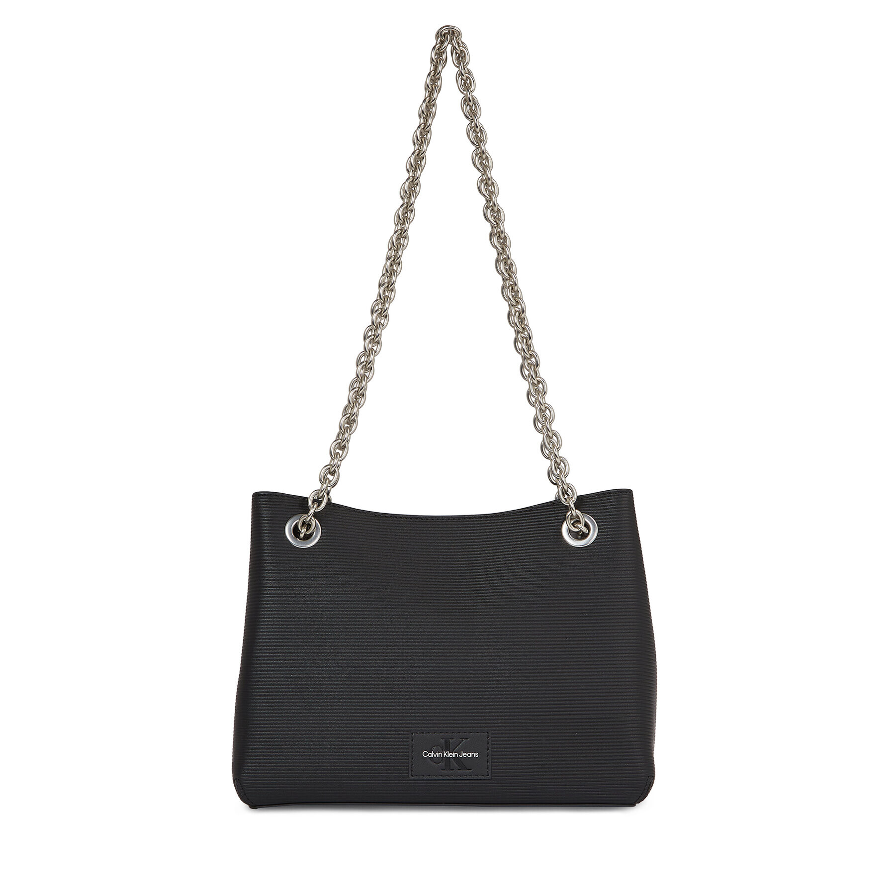 Calvin Klein Jeans Дамска чанта Sculpted Shoulder Bag24 Chain K60K611185 Черен - Pepit.bg