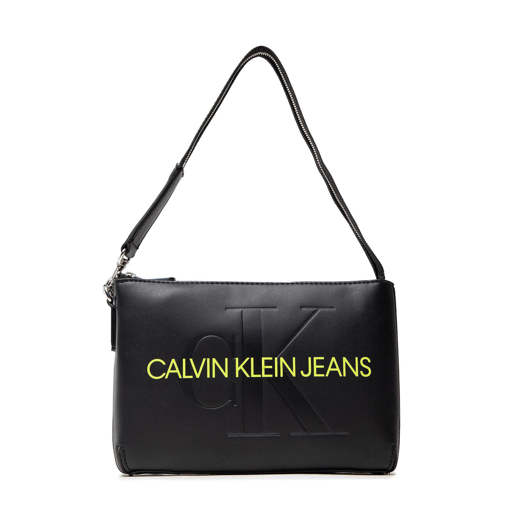 Calvin Klein Jeans Дамска чанта Sculpted Shoulder Pouch Mono K60K608689 Черен - Pepit.bg