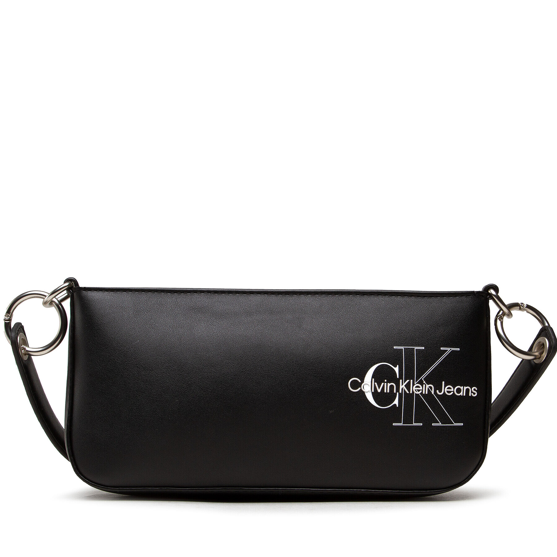 Calvin Klein Jeans Дамска чанта Sculpted Shoulder Pouch Two Tone K60K609570 Черен - Pepit.bg