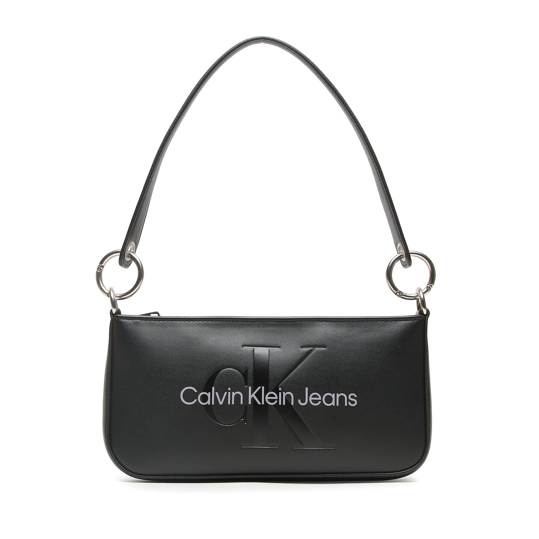 Calvin Klein Jeans Дамска чанта Sculpted Shoulder Pouch25 Mono K60K610679 Черен - Pepit.bg