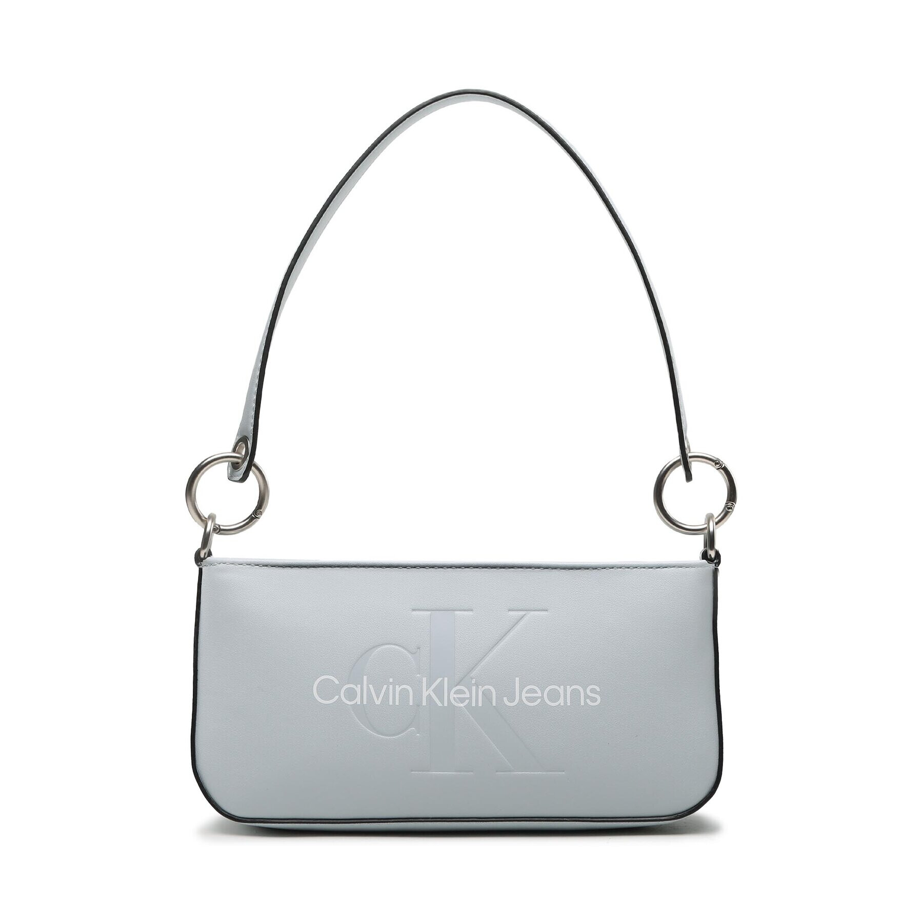 Calvin Klein Jeans Дамска чанта Sculpted Shoulder Pouch25 Mono K60K610679 Син - Pepit.bg