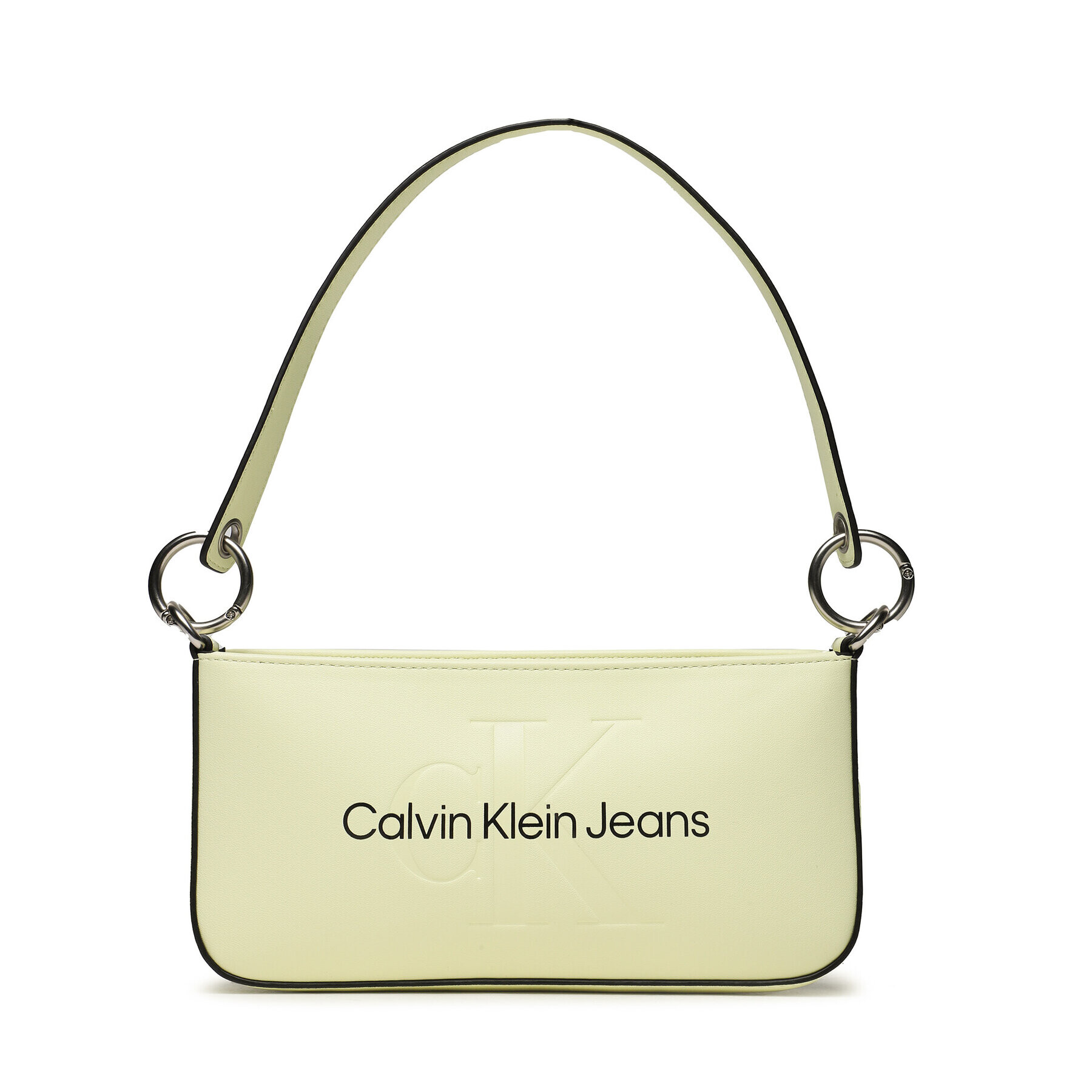 Calvin Klein Jeans Дамска чанта Sculpted Shoulder Pouch25 Mono K60K610679 Жълт - Pepit.bg