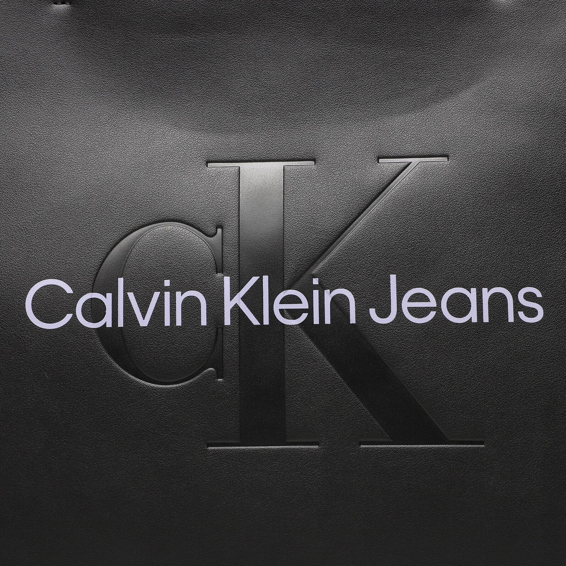 Calvin Klein Jeans Дамска чанта Sculpted Slim Tote34 Mono K60K610825 Черен - Pepit.bg