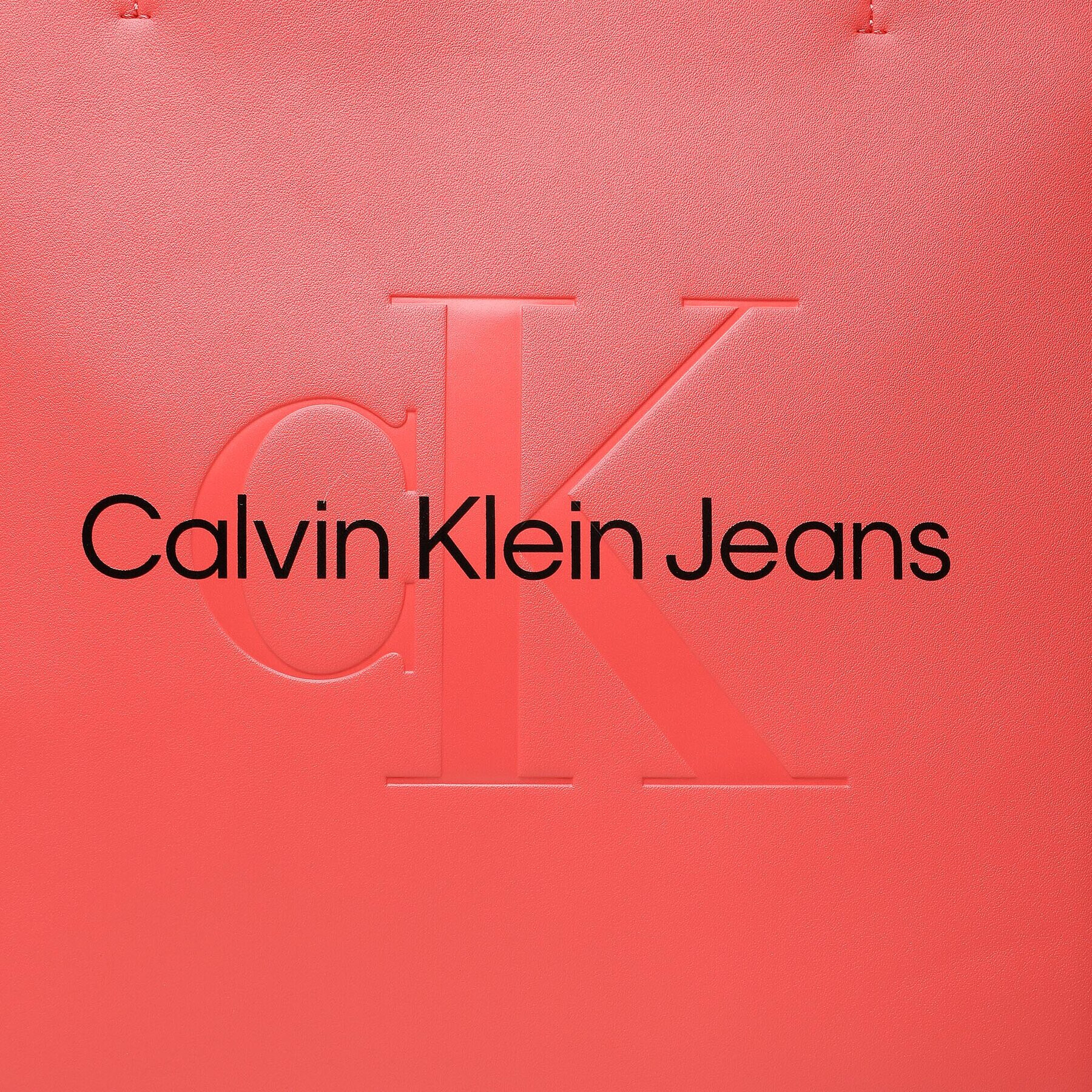 Calvin Klein Jeans Дамска чанта Sculpted Slim Tote34 Mono K60K610825 Коралов - Pepit.bg