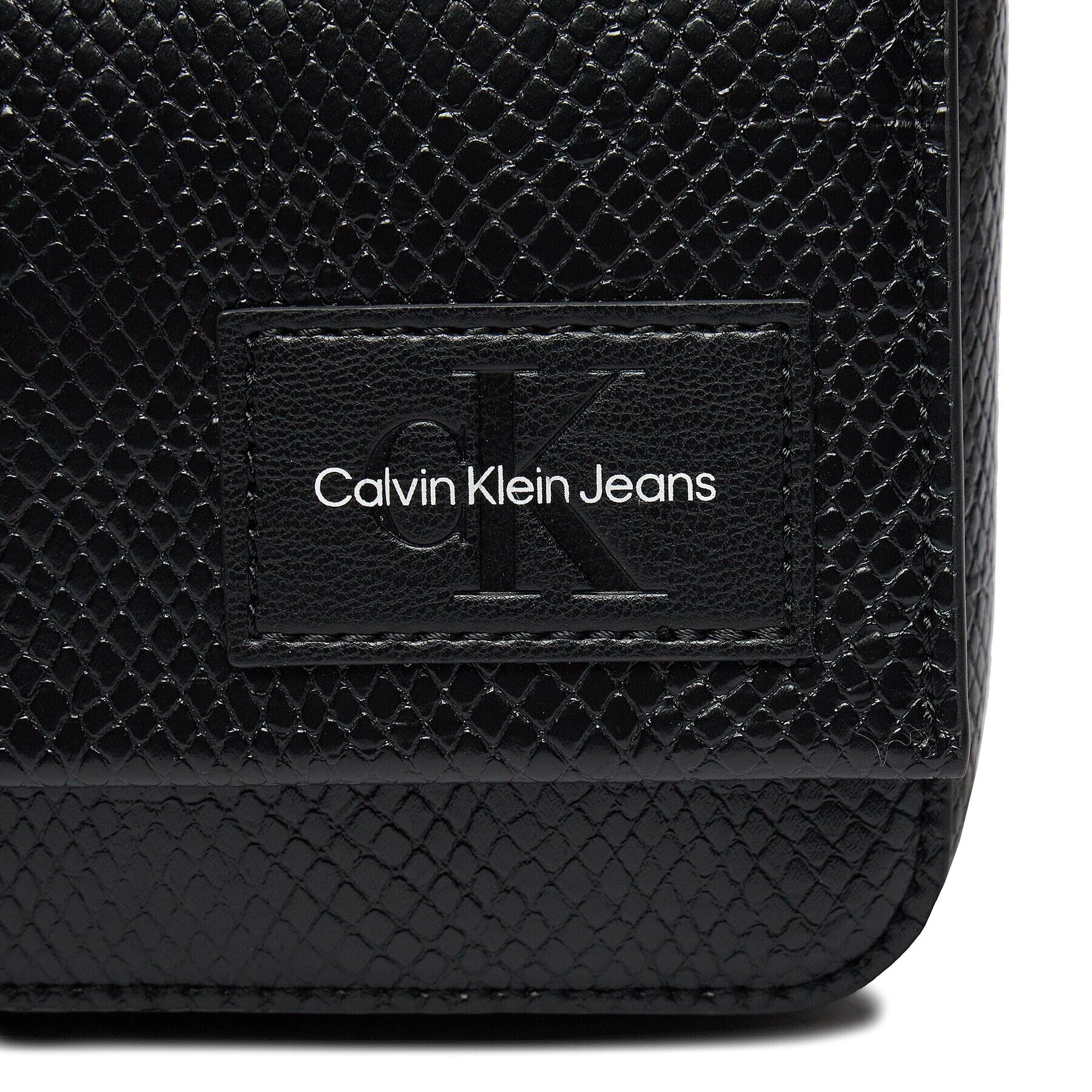 Calvin Klein Jeans Дамска чанта Sculpted Wallet Ph Cb 19 Snake K60K611528 Черен - Pepit.bg