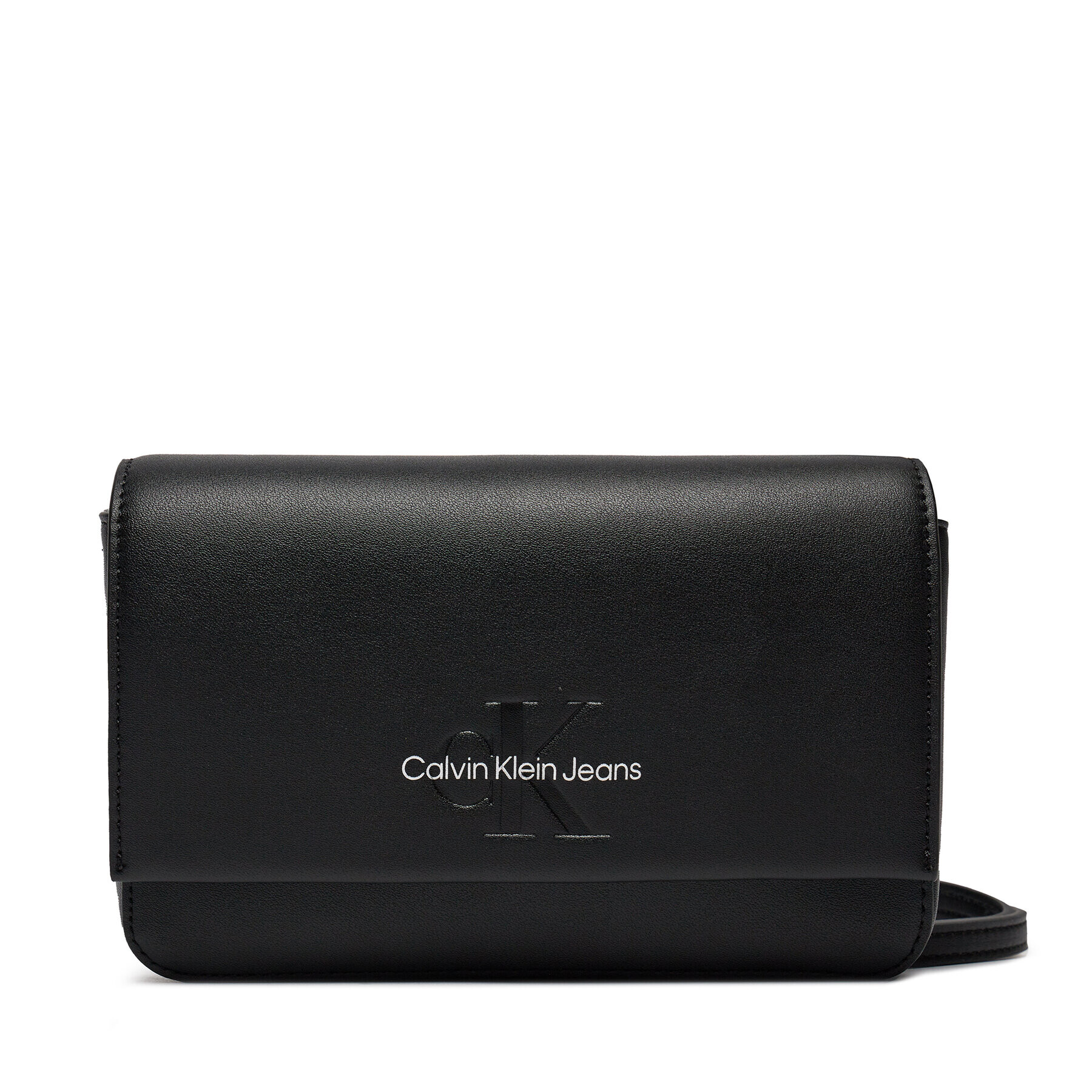 Calvin Klein Jeans Дамска чанта Sculpted Wallet Ph Cb19 Mono K60K611543 Черен - Pepit.bg