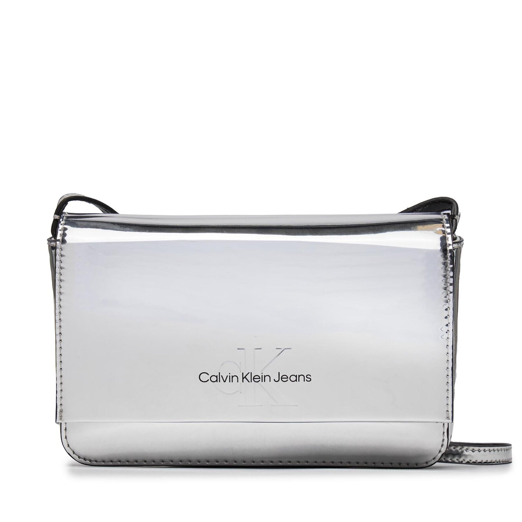 Calvin Klein Jeans Дамска чанта Sculpted Wallet Ph Cb19 Mono S K60K611865 Сребрист - Pepit.bg