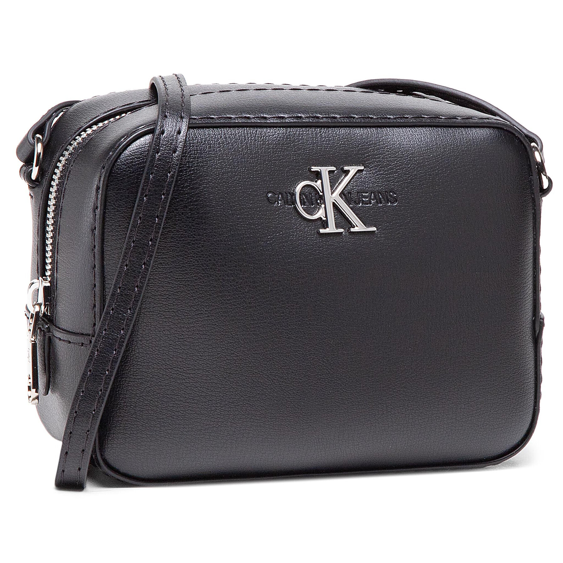 Calvin Klein Jeans Дамска чанта Sm Camera Bag K60K607485 Черен - Pepit.bg