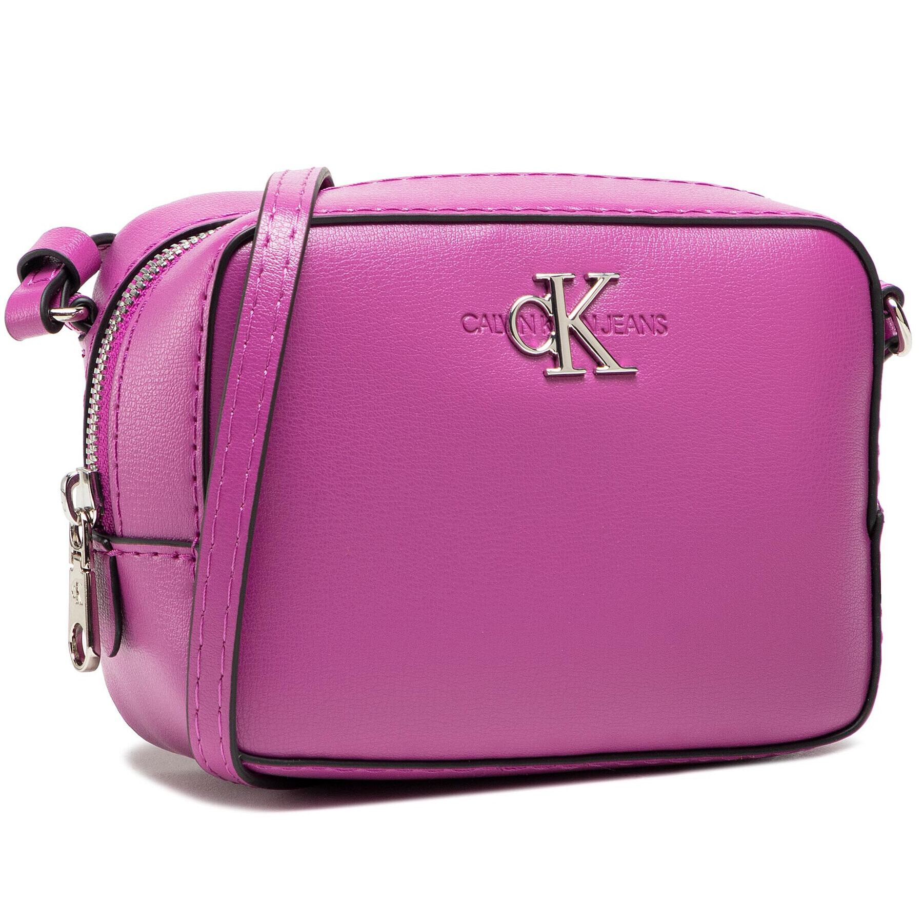 Calvin Klein Jeans Дамска чанта Sm Camera Bag K60K607485 Розов - Pepit.bg