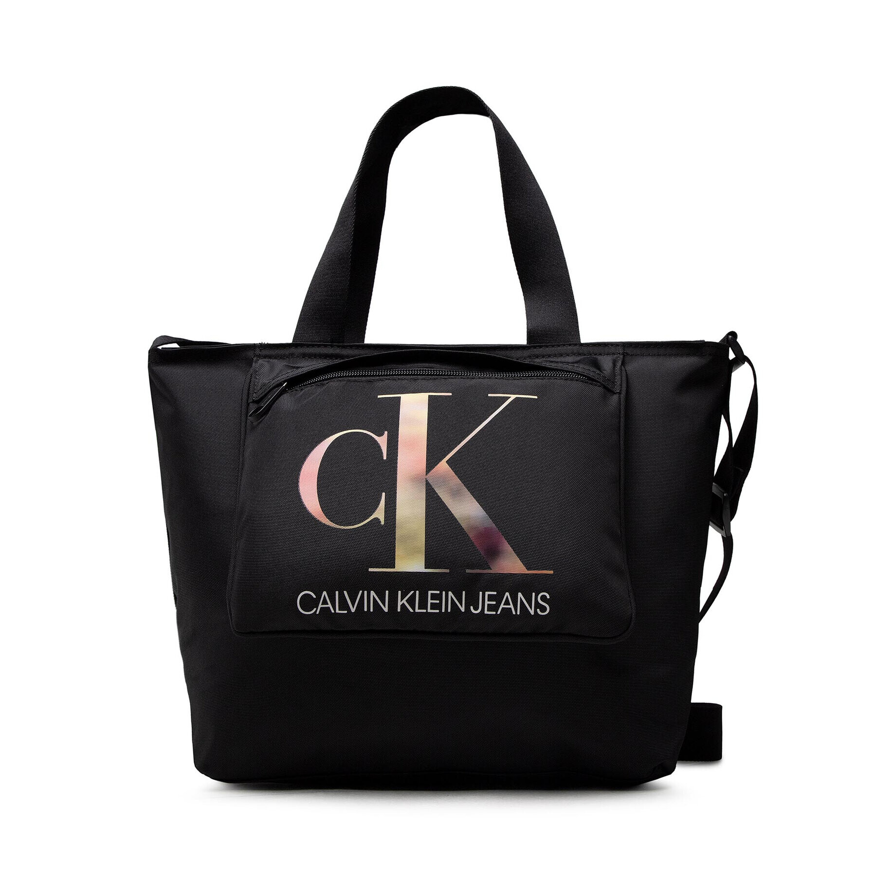 Calvin Klein Jeans Дамска чанта Sport Essential Shopper29 K60K608394 Черен - Pepit.bg