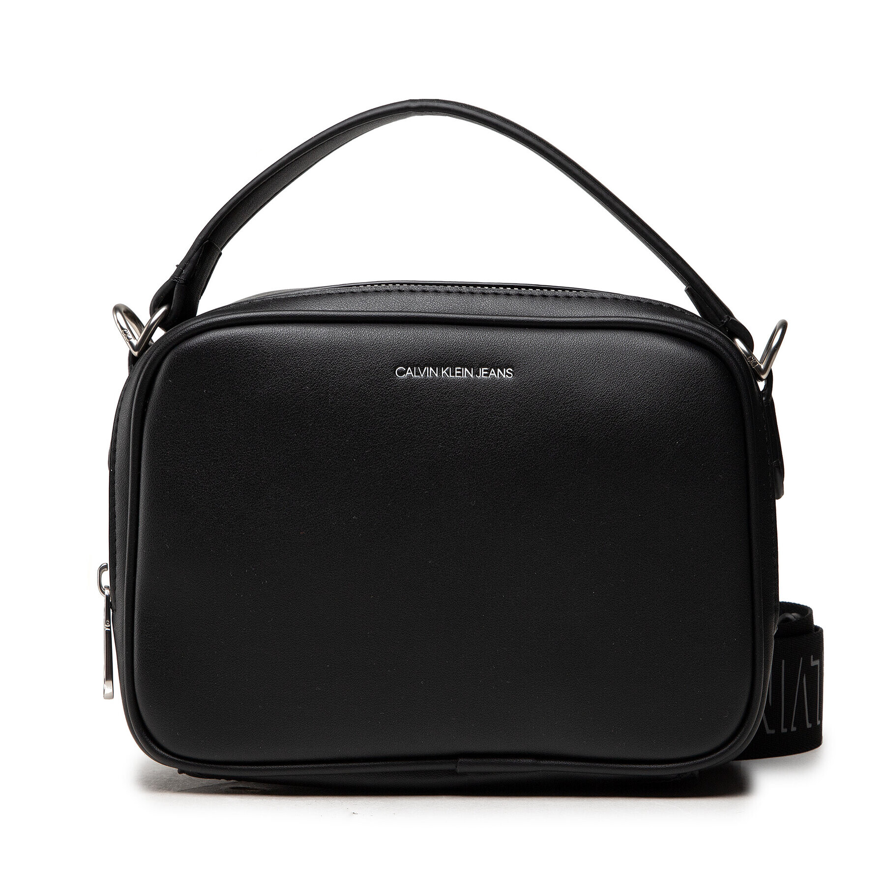 Calvin Klein Jeans Дамска чанта Trapezoid Shadow Camera Bag K60K608382 Черен - Pepit.bg