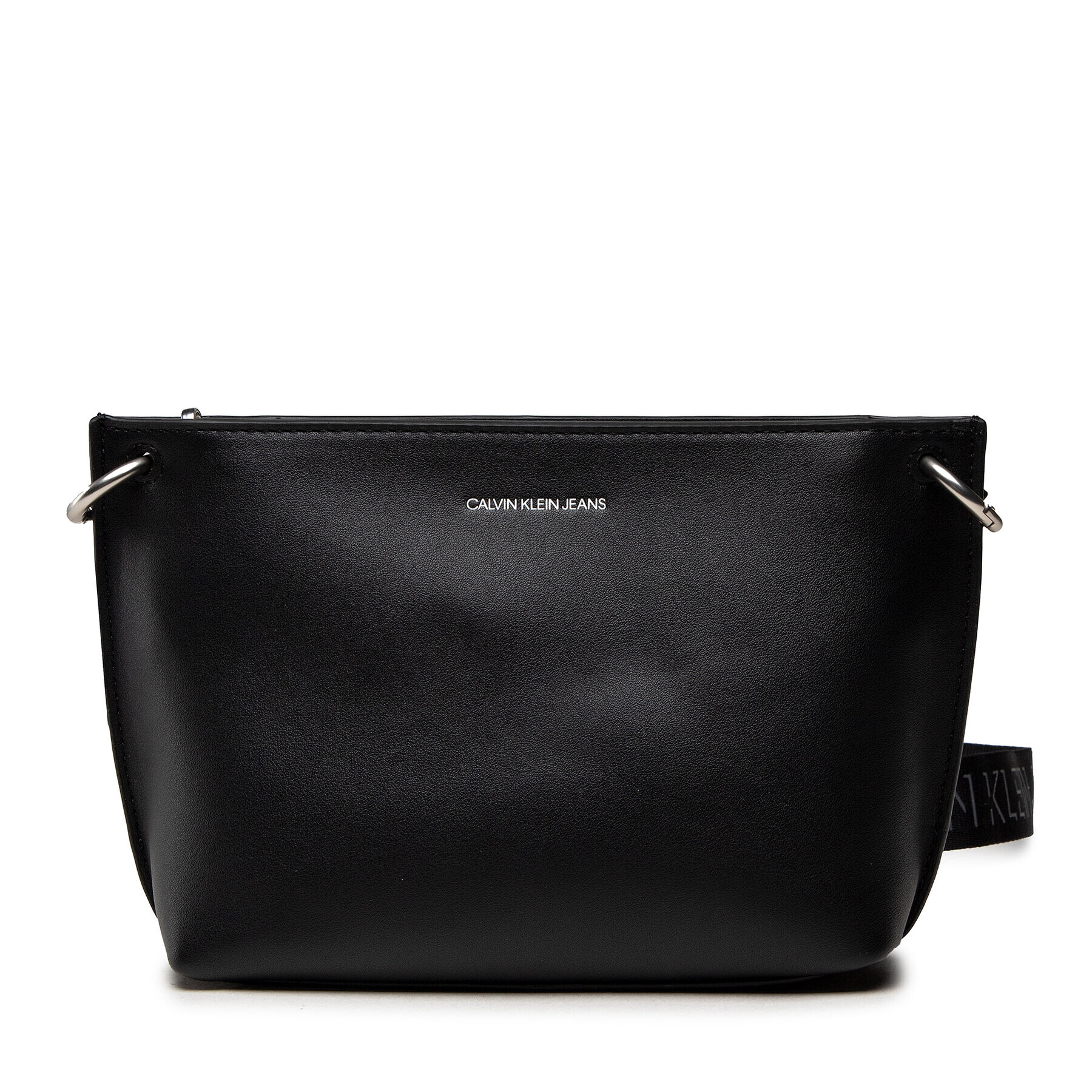 Calvin Klein Jeans Дамска чанта Trapezoid Shadow Camera Pouch K60K608383 Черен - Pepit.bg