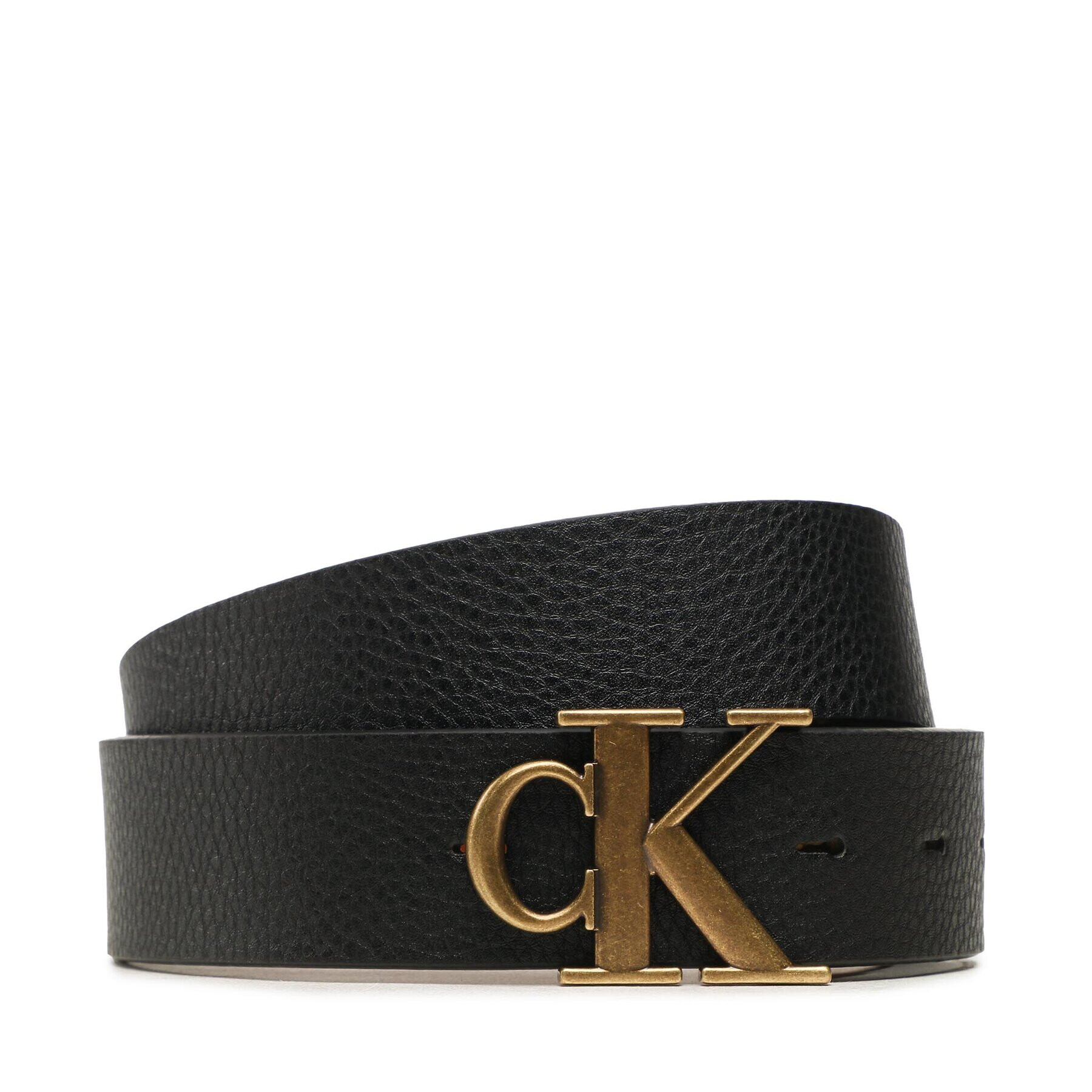 Calvin Klein Jeans Дамски колан Mono Round Rev/Adj Lthr Belt 35 K50K510779 Черен - Pepit.bg