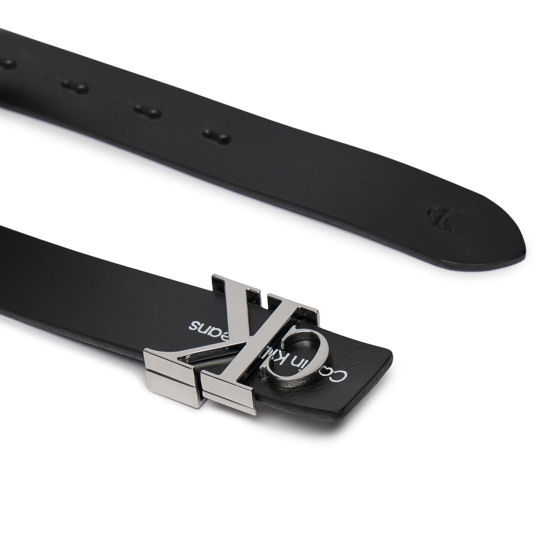 Calvin Klein Jeans Дамски колан Monogram Hardware 30Mm K60K610281 Черен - Pepit.bg