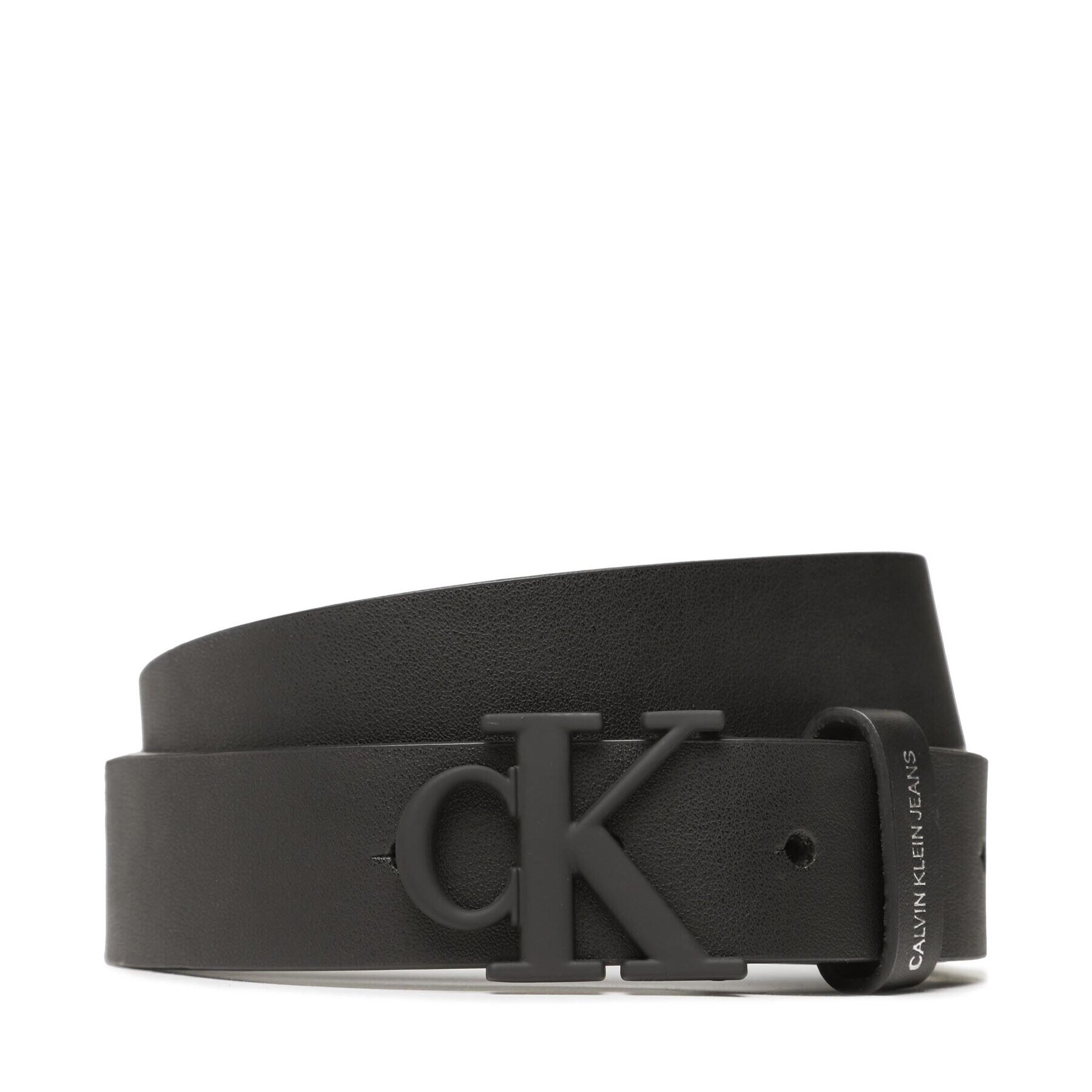 Calvin Klein Jeans Детски колан Metallic Ck Bule Belt IU0IU00392 Черен - Pepit.bg