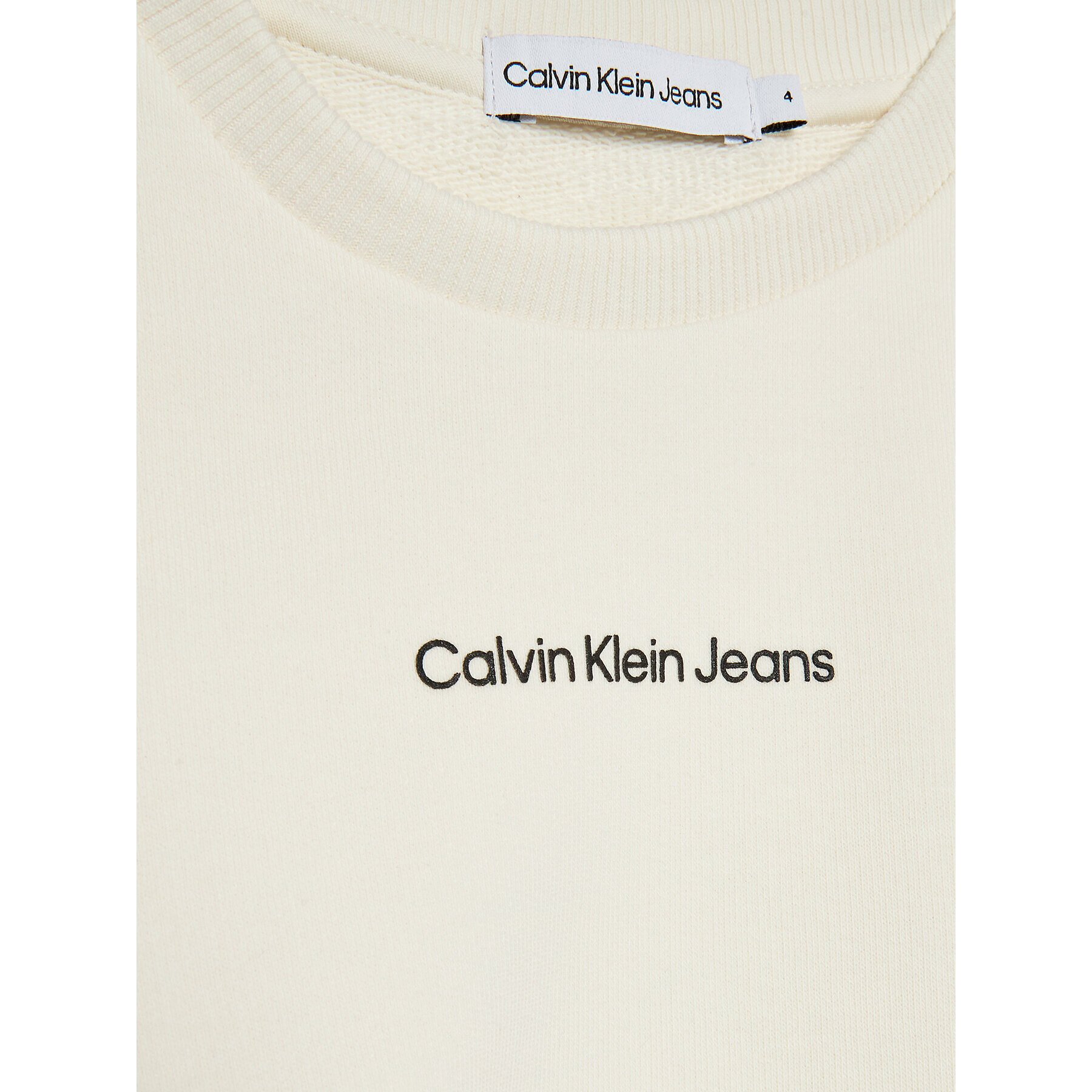 Calvin Klein Jeans Детски комплект Logo IG0IG01515 Екрю Regular Fit - Pepit.bg