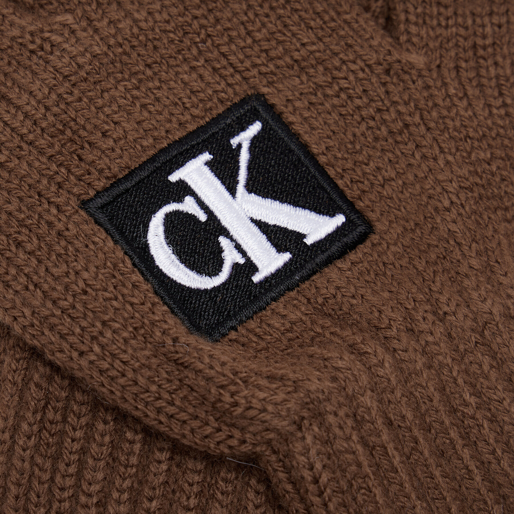 Calvin Klein Jeans Детски ръкавици Monogram IU0IU00363 Кафяв - Pepit.bg