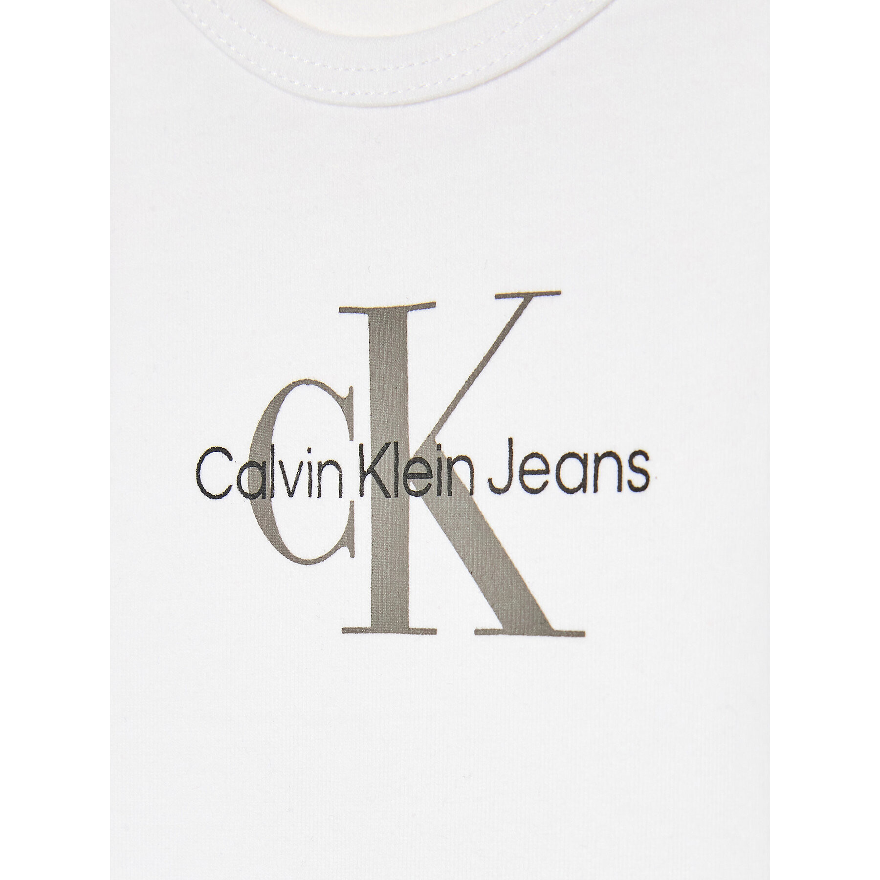 Calvin Klein Jeans Детско боди IN0IN00014 Бял Regular Fit - Pepit.bg