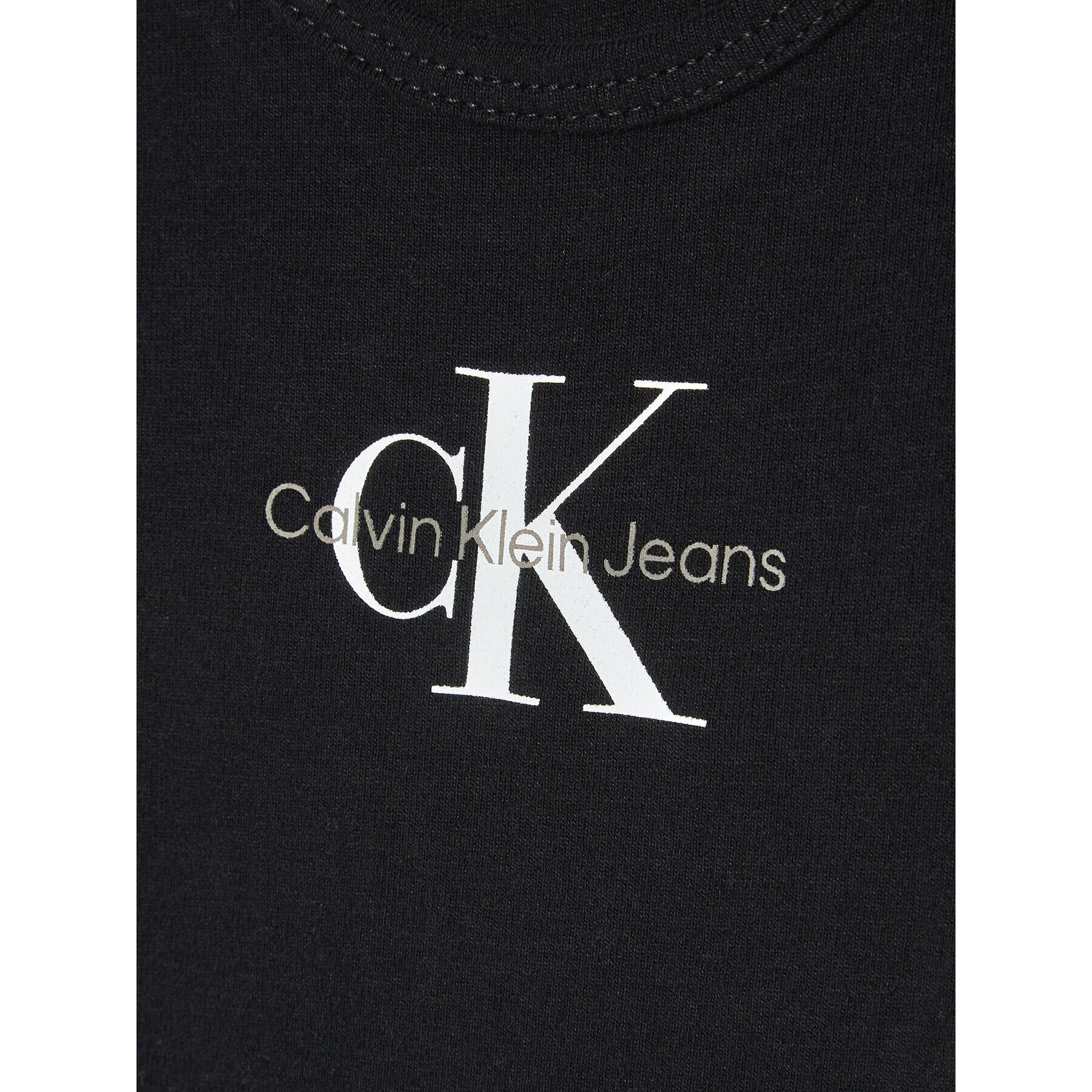 Calvin Klein Jeans Детско боди IN0IN00014 Черен Regular Fit - Pepit.bg