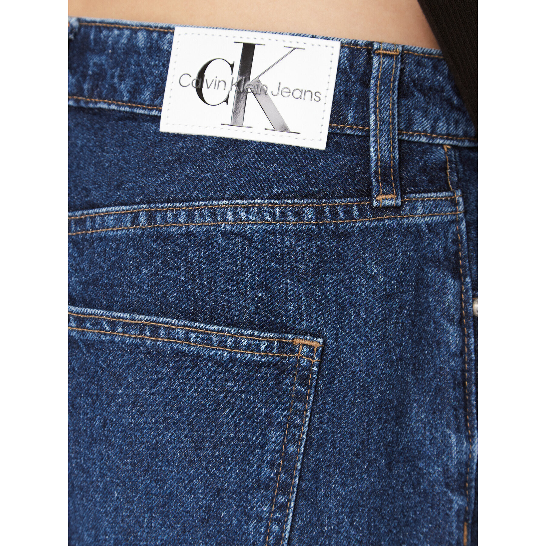 Calvin Klein Jeans Дънки 90's J20J221801 Син Straight Fit - Pepit.bg